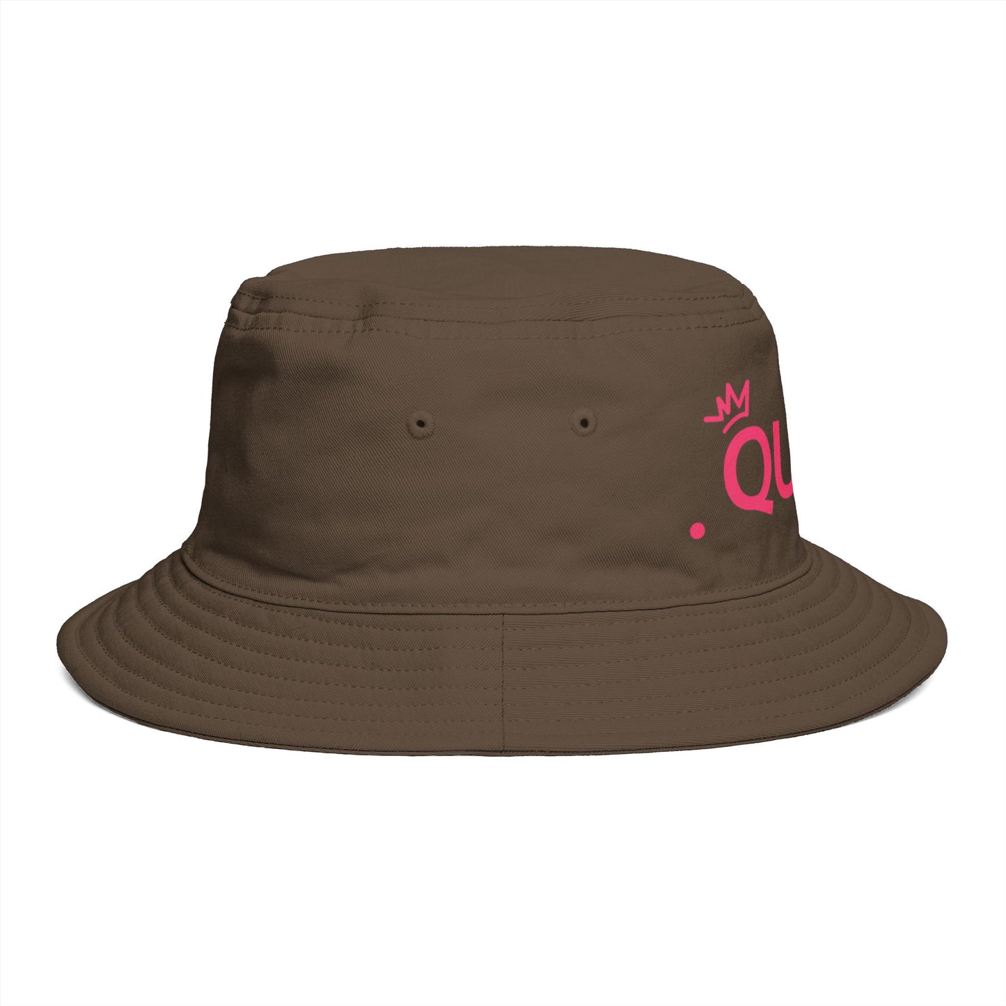 Queen Bucket Hat — Retro Feminine Sun Hat