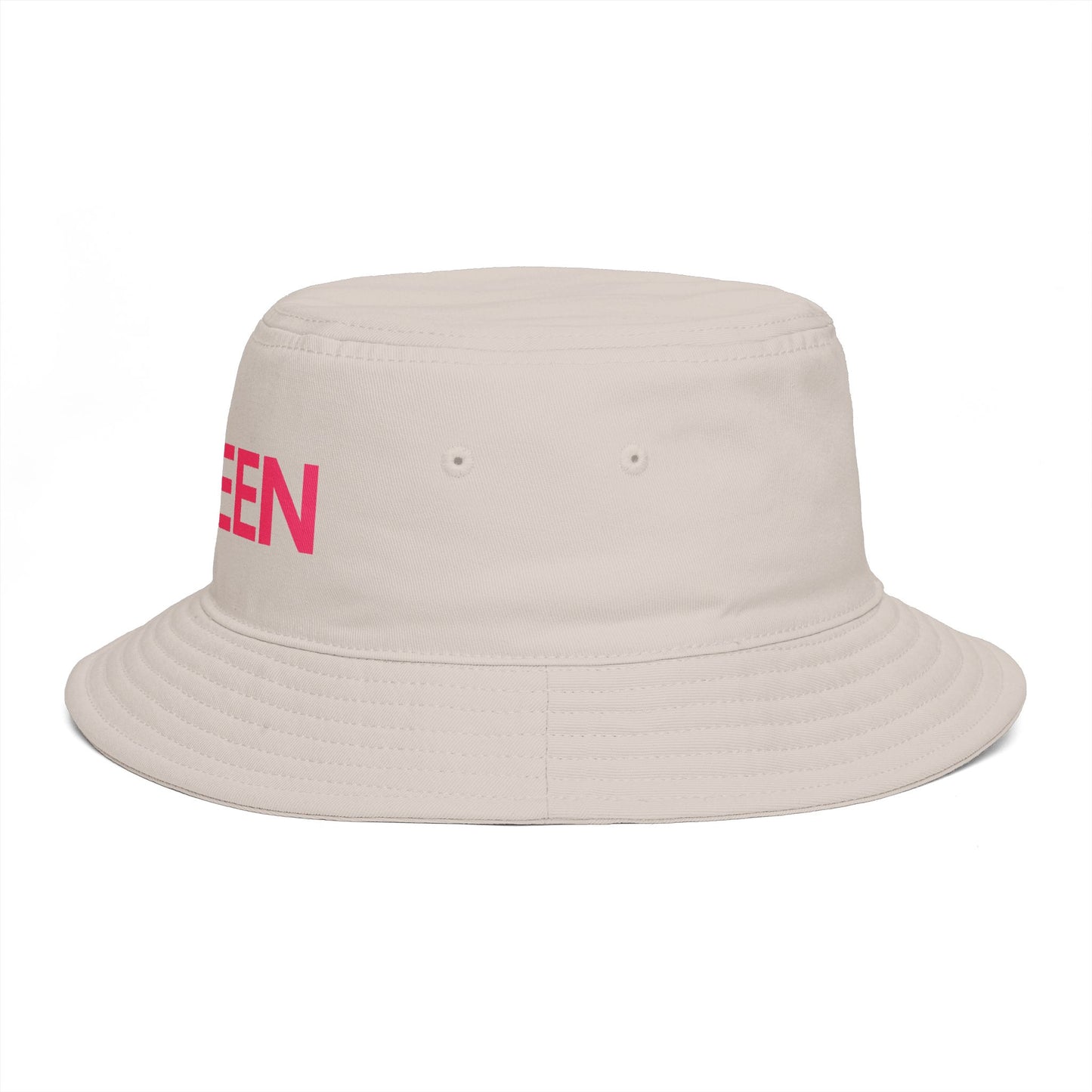 Queen Bucket Hat — Retro Feminine Sun Hat