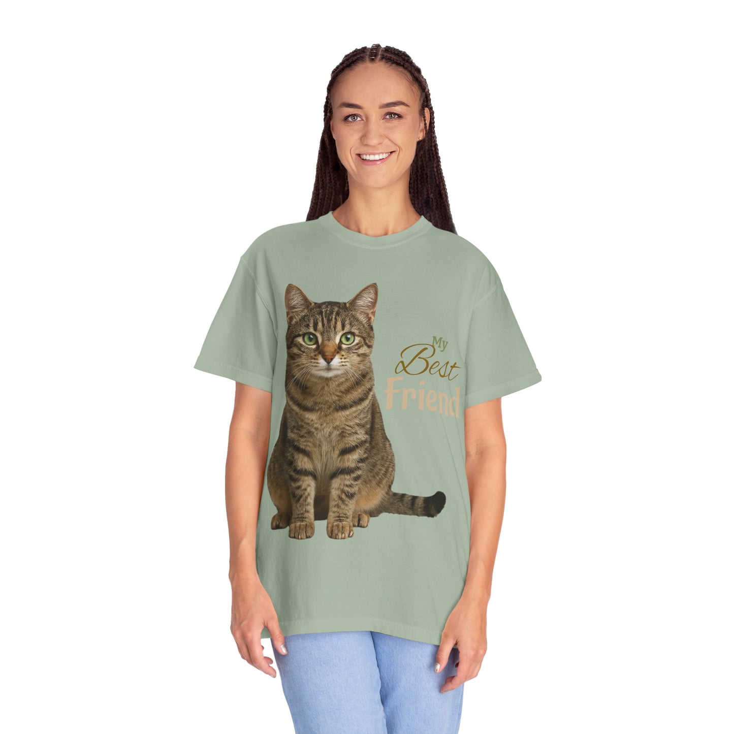 Pet Custom Image and Name Cat, Dog etc “My Best Friend” T-Shirt