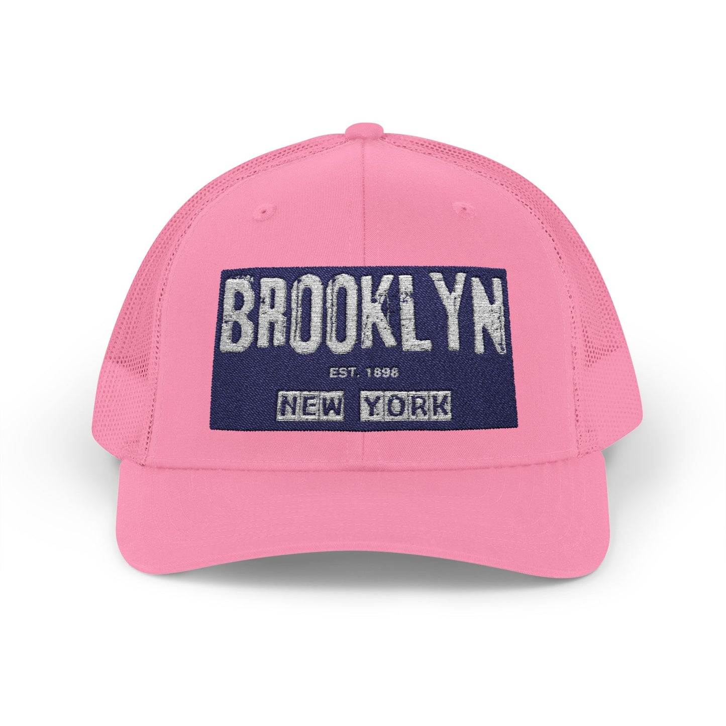 Brooklyn Trucker Cap – Vintage Sequin Patch Snapback