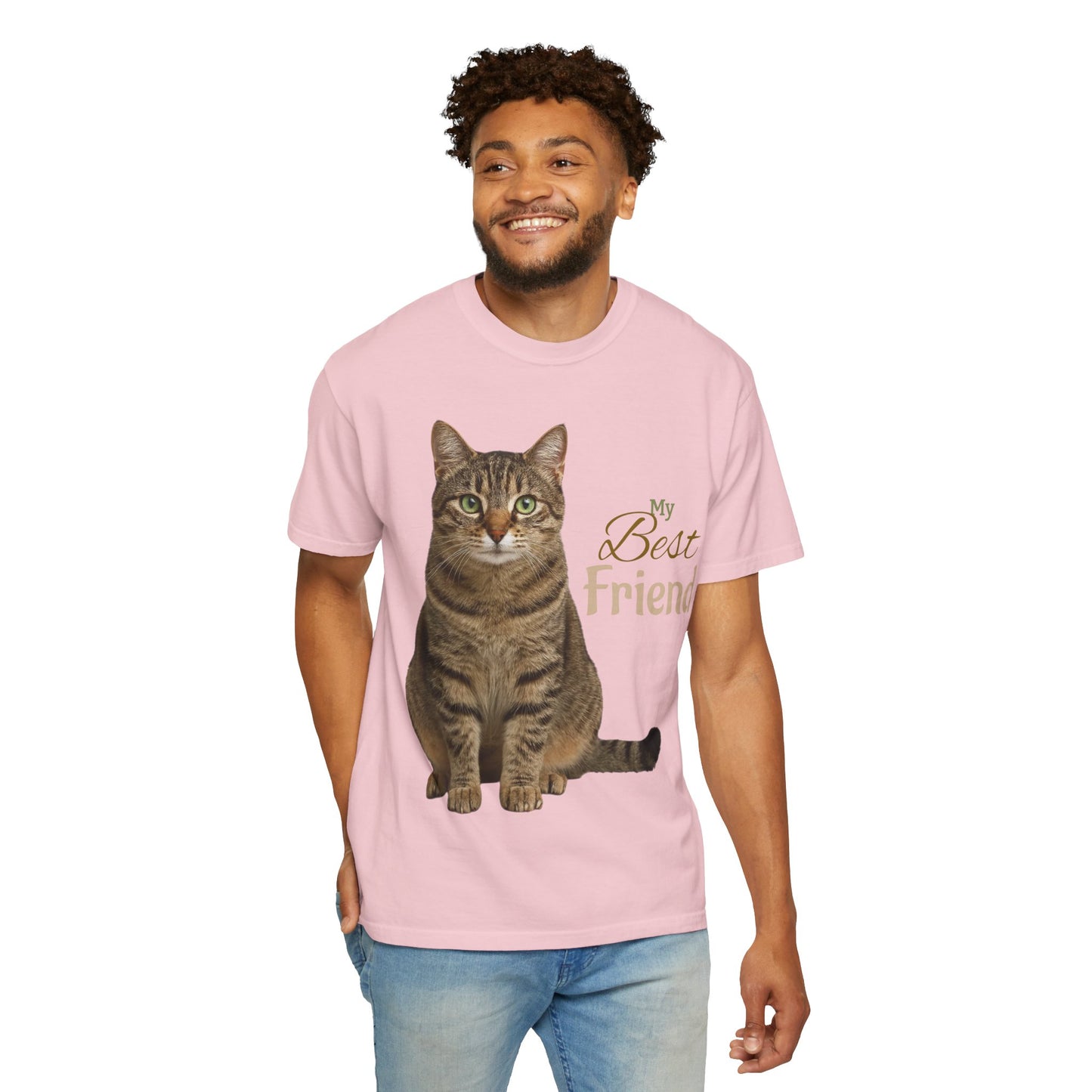 Pet Custom Image and Name Cat, Dog etc “My Best Friend” T-Shirt