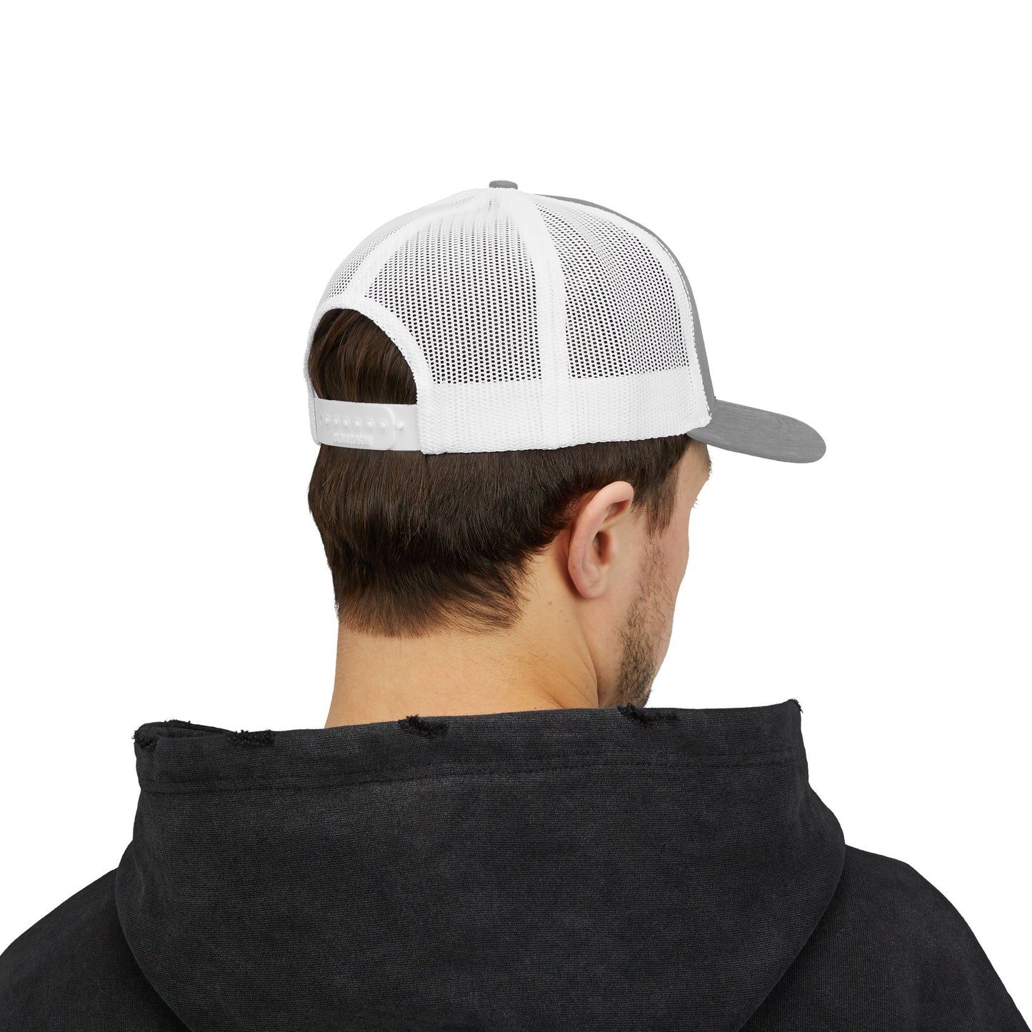 Brooklyn Trucker Cap – Vintage Sequin Patch Snapback