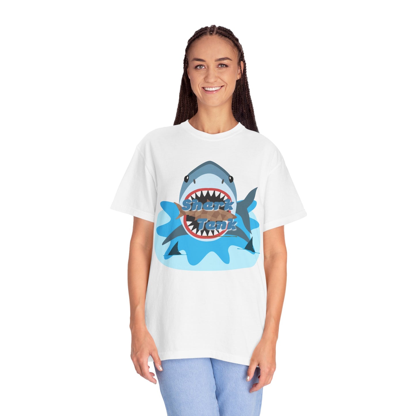 Shark Graphic T-Shirt — 'Shark' Ocean Illustration Tee