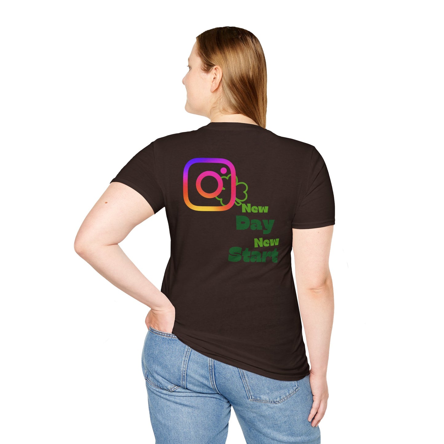 Instagram Queen T-Shirt — "Queen" Social Media Tee with Custom @handle