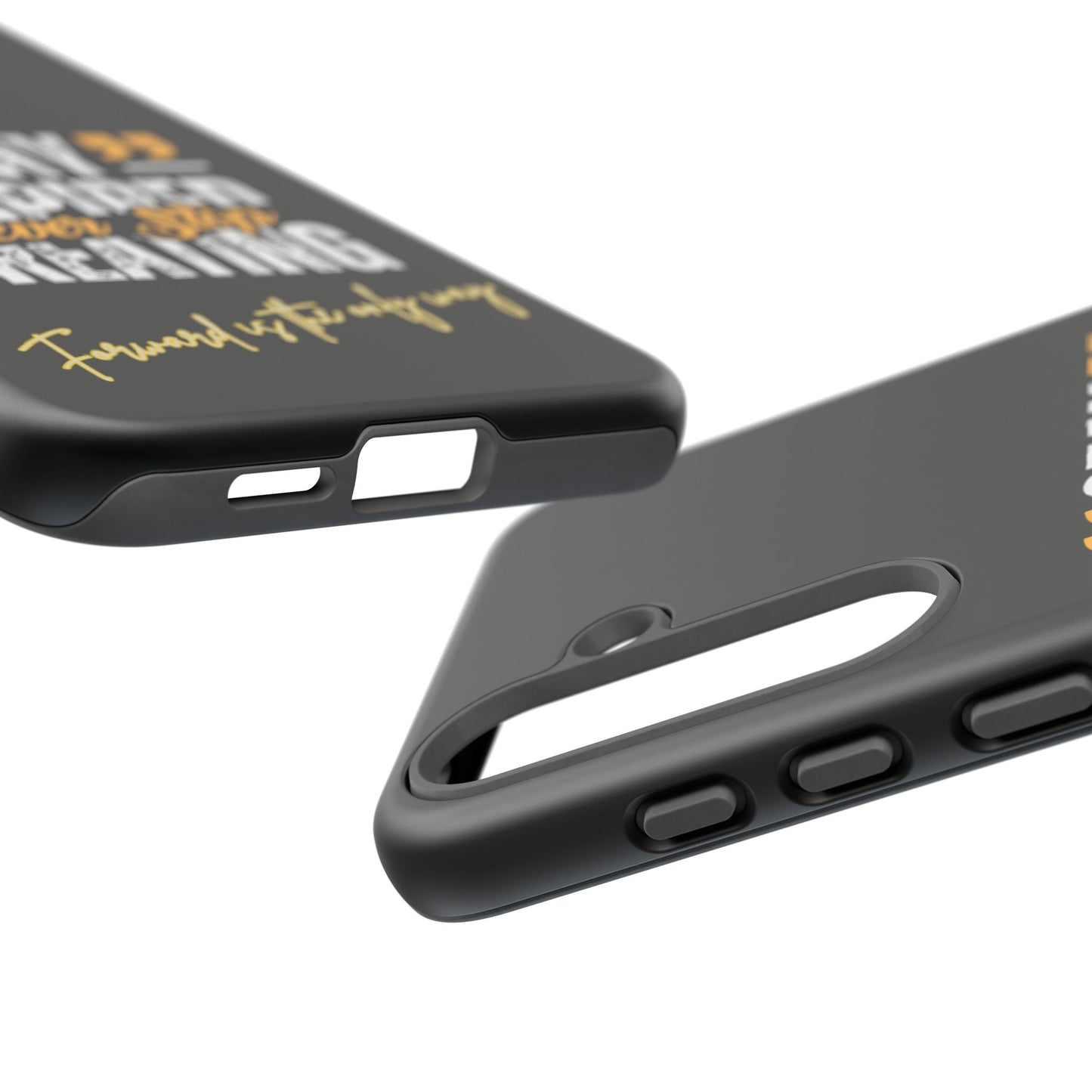 Inspirational Phone Case — “Stay Inspired, Never Stop Creating” Protective Cover