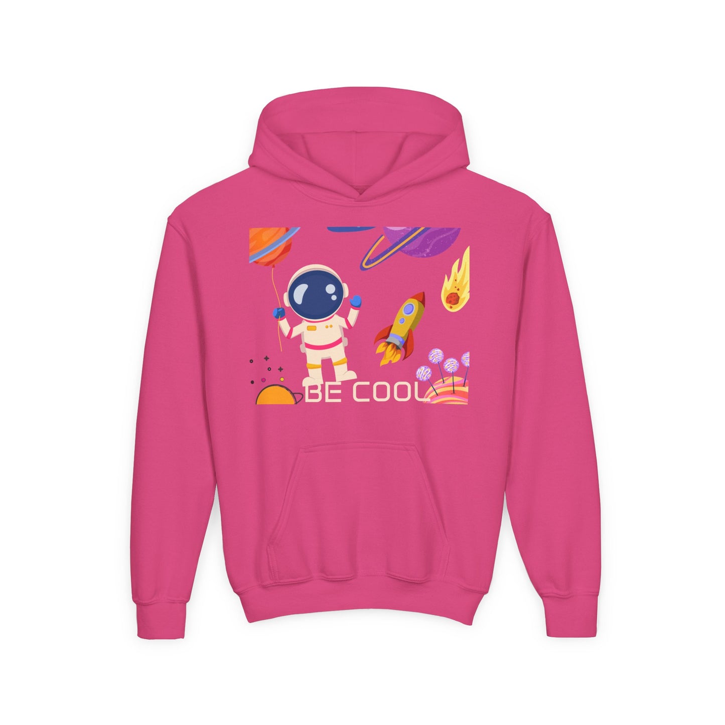 Kids Space Hoodie – Cute Astronaut Rocket Sweatshirt for Boys & Girls - Custom design