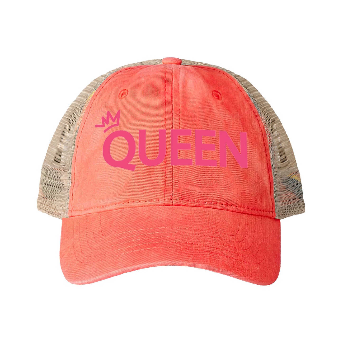 Women's Washed Mesh-Back Cap