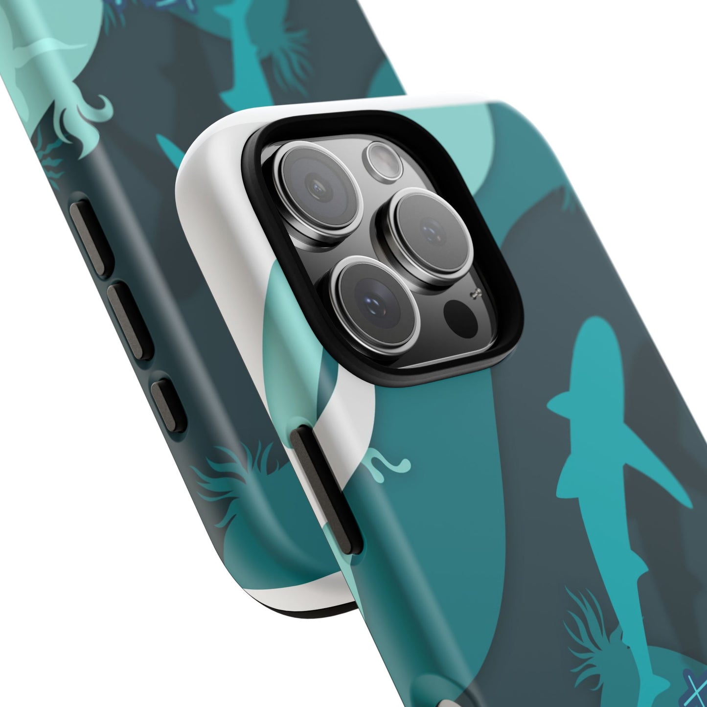 Blue Ocean Phone Case - "Adventure is Worthwhile" Teal Protective Cover