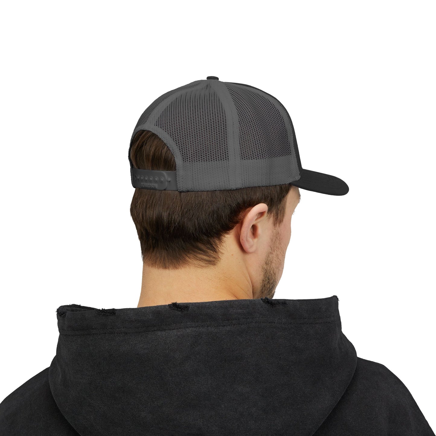 Brooklyn Trucker Cap – Vintage Sequin Patch Snapback