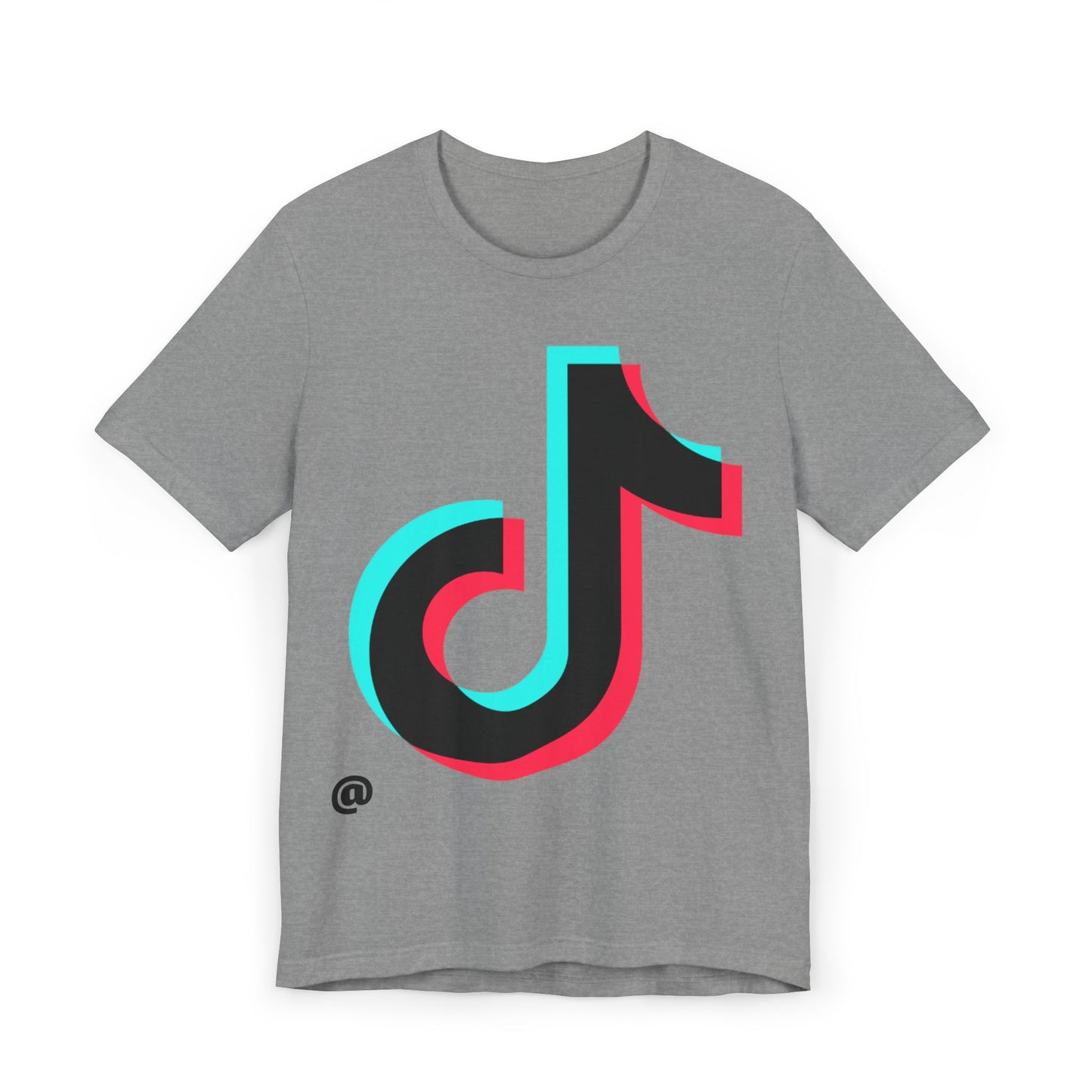 TikTok Logo T-Shirt — Retro 3D Social Media Tee