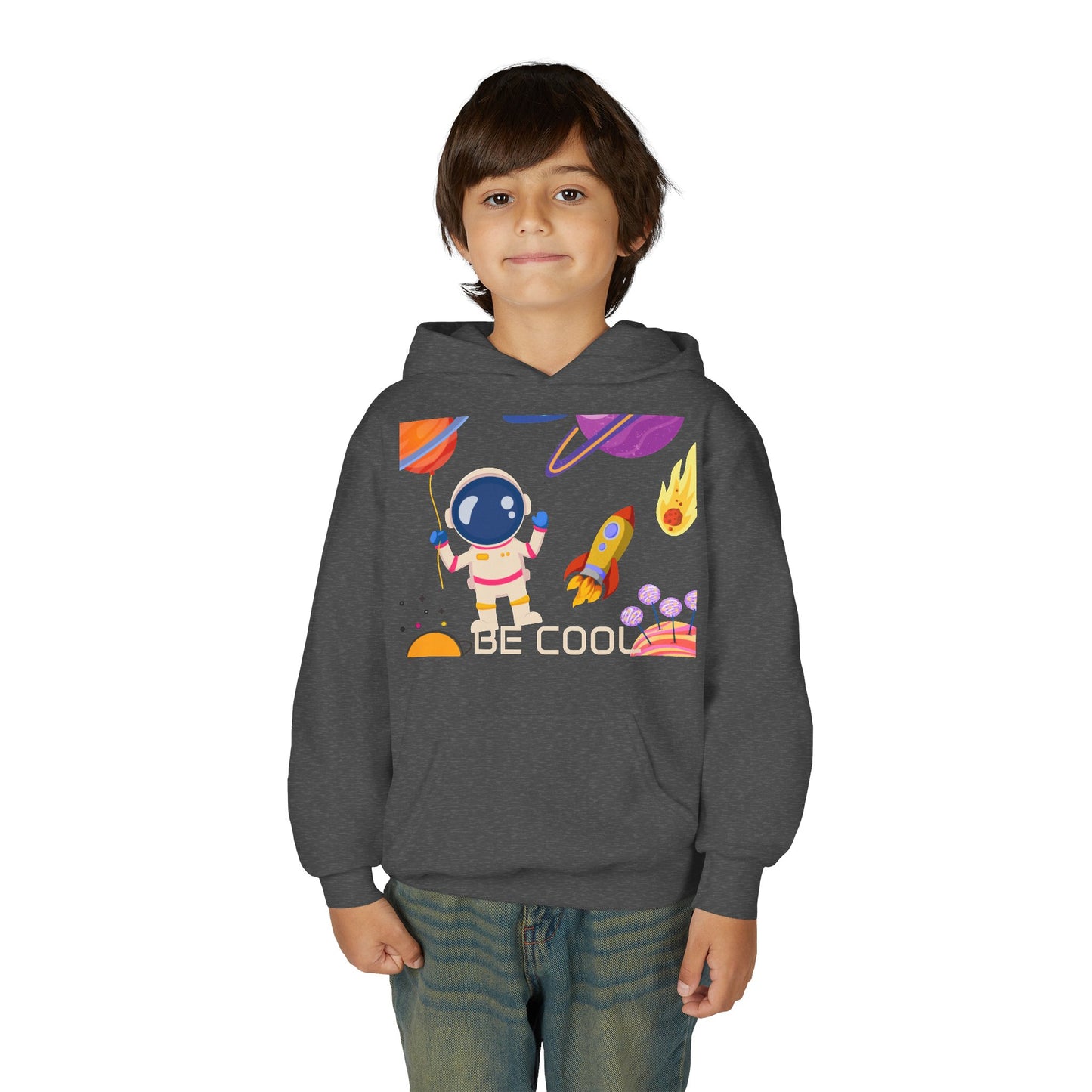 Kids Space Hoodie – Cute Astronaut Rocket Sweatshirt for Boys & Girls - Custom design