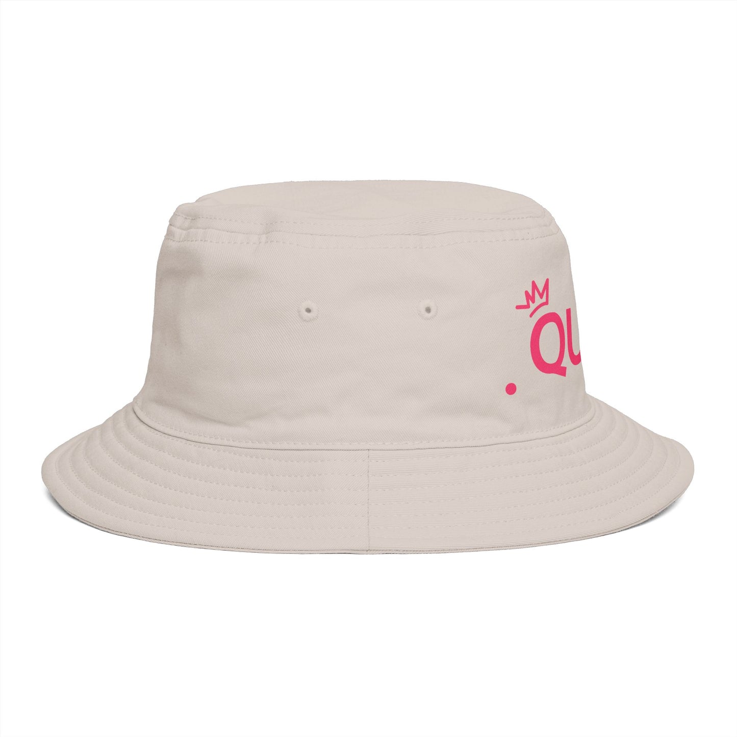 Queen Bucket Hat — Retro Feminine Sun Hat