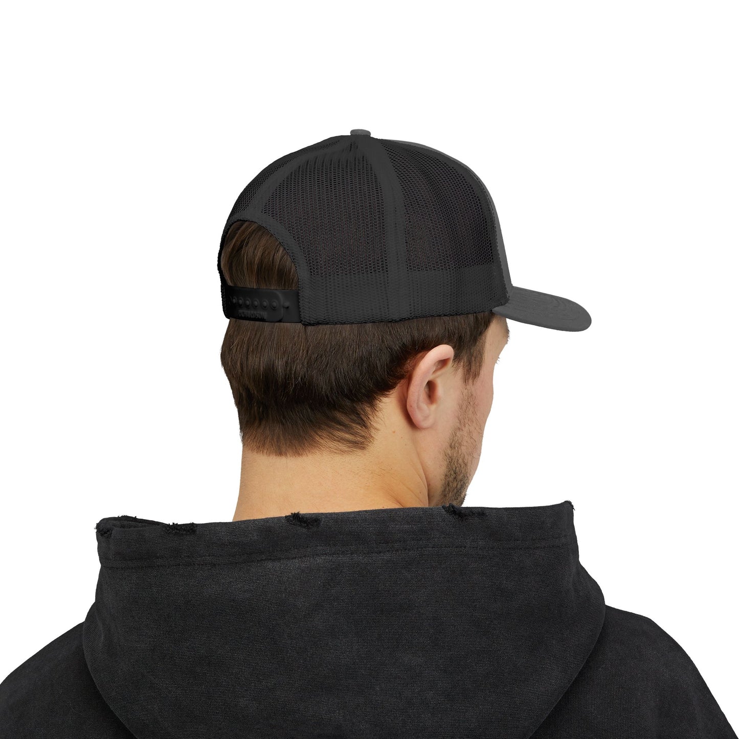 Brooklyn Trucker Cap – Vintage Sequin Patch Snapback
