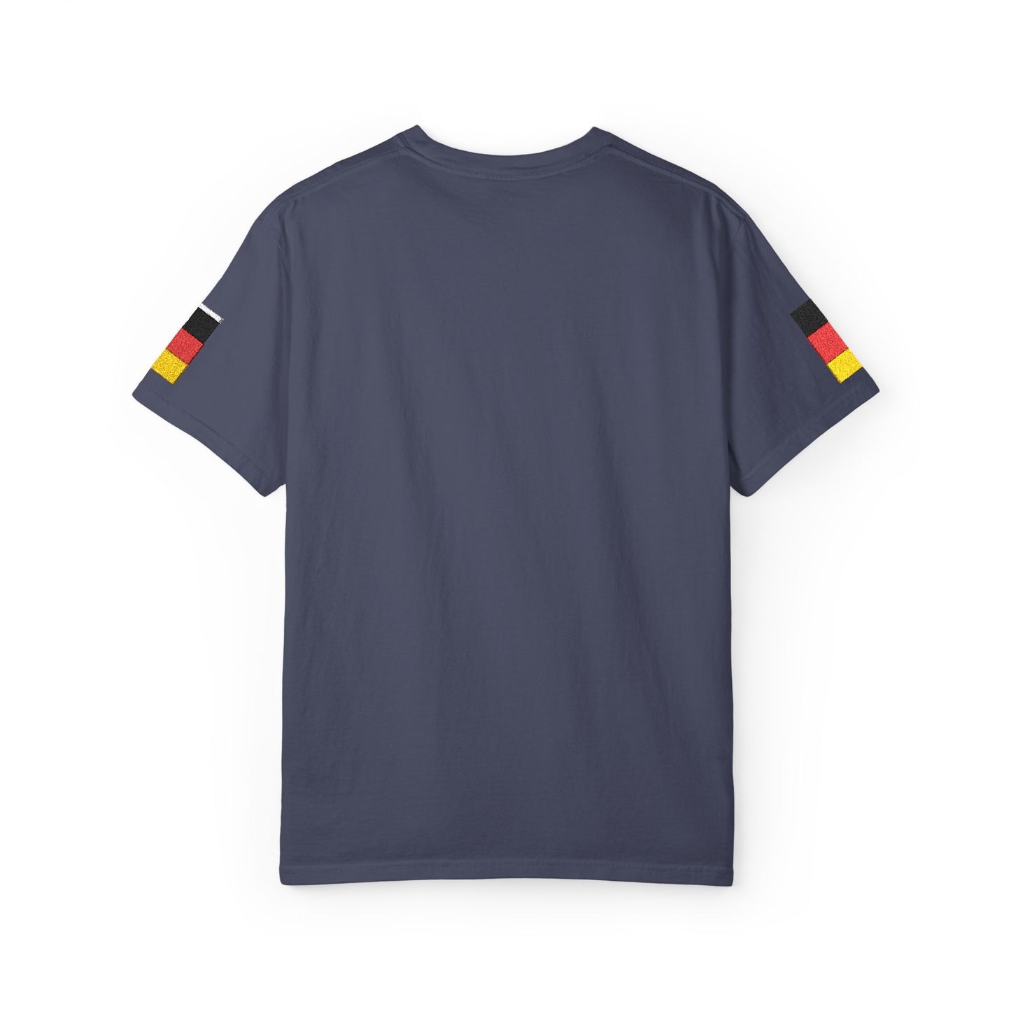 Germany Flag Pocket T-Shirt — German Pride Tee with Sleeve Flags
