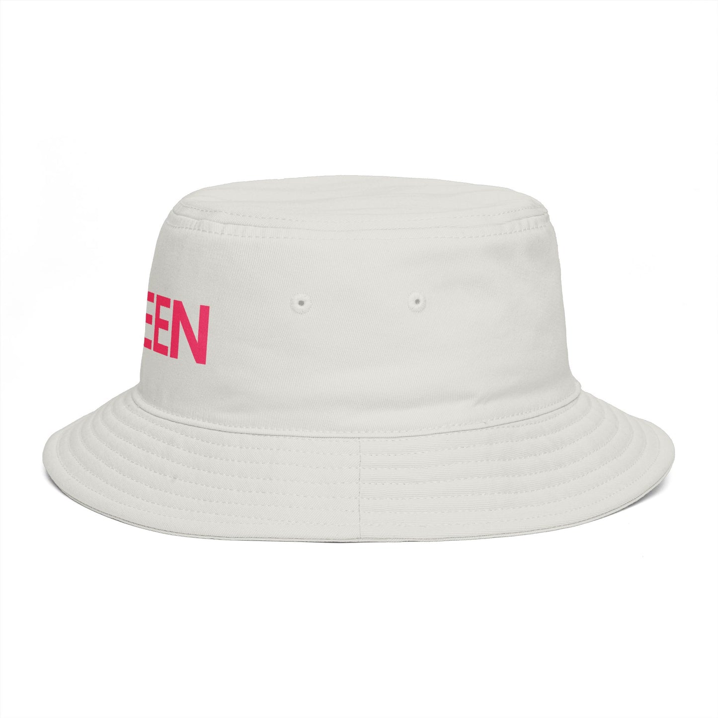 Queen Bucket Hat — Retro Feminine Sun Hat