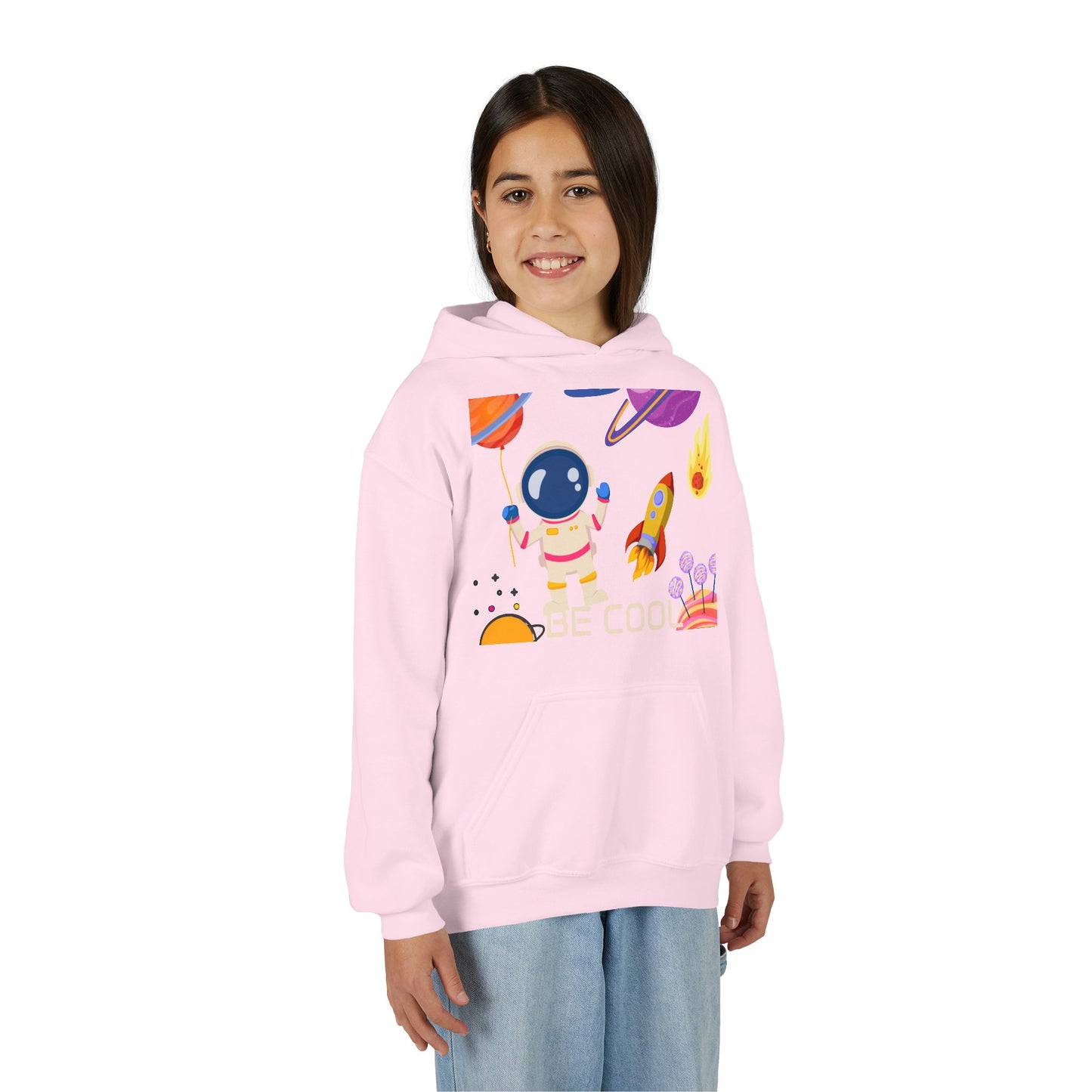 Kids Space Hoodie – Cute Astronaut Rocket Sweatshirt for Boys & Girls - Custom design