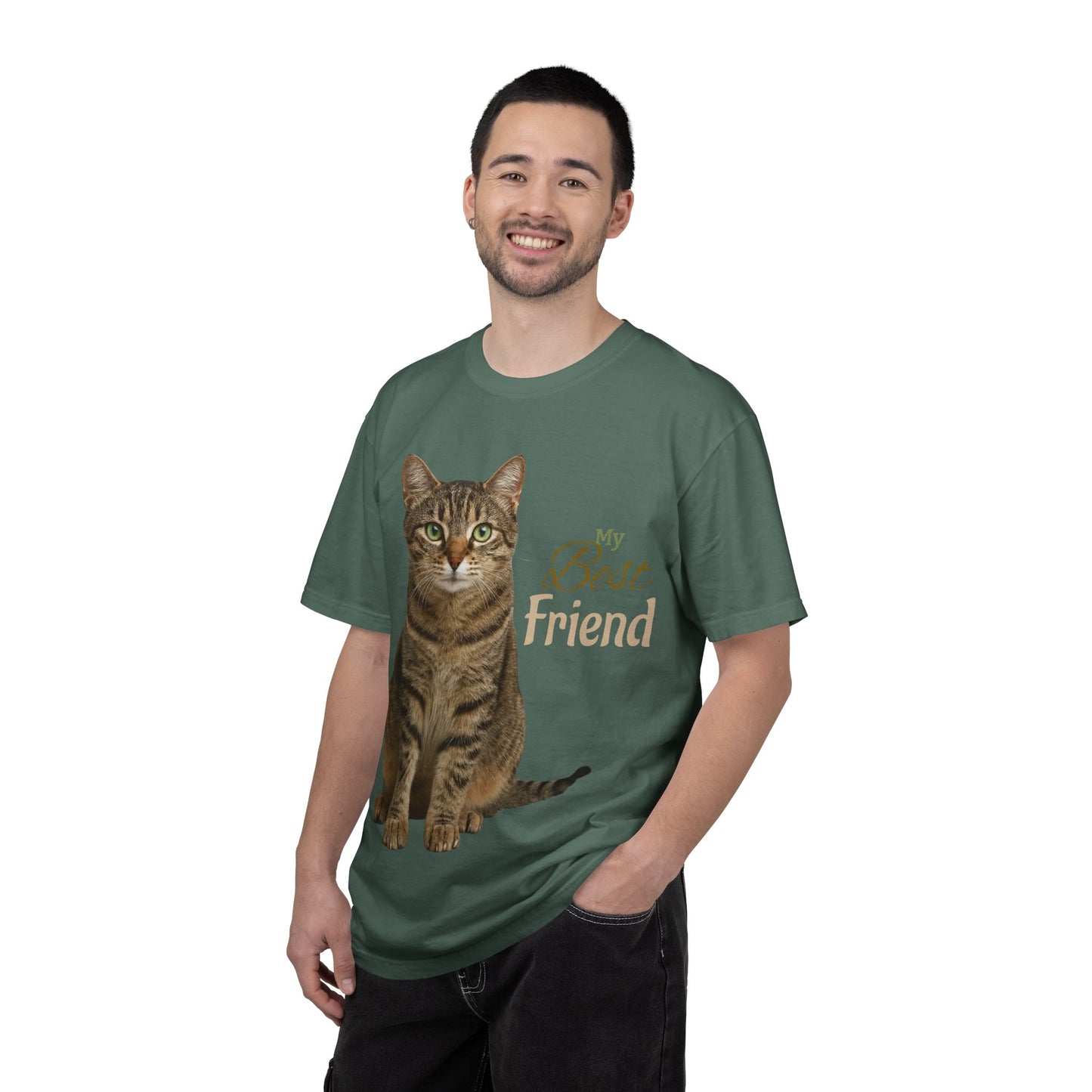 Pet Custom Image and Name Cat, Dog etc “My Best Friend” T-Shirt