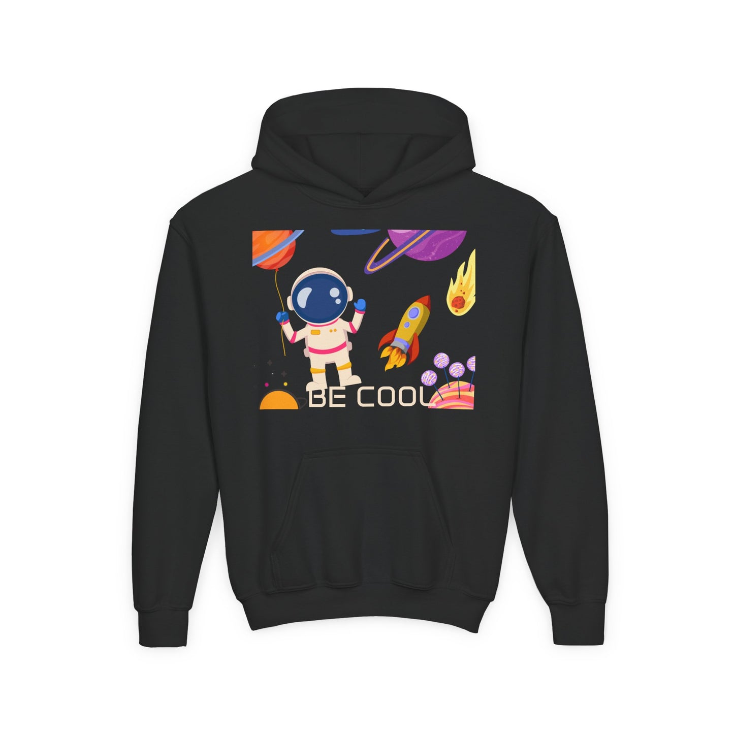 Kids Space Hoodie – Cute Astronaut Rocket Sweatshirt for Boys & Girls - Custom design