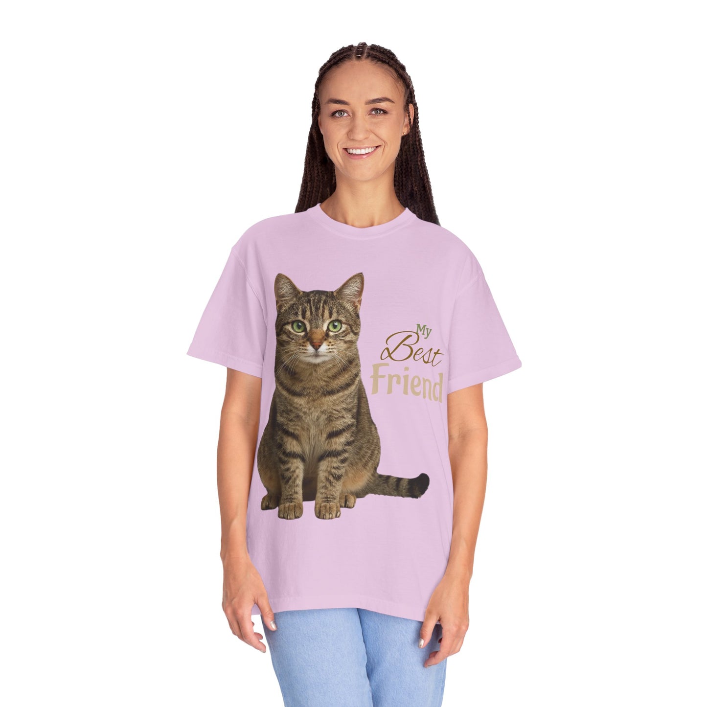 Pet Custom Image and Name Cat, Dog etc “My Best Friend” T-Shirt