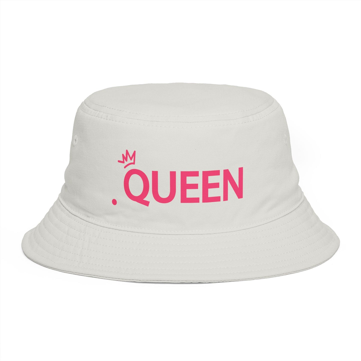 Queen Bucket Hat — Retro Feminine Sun Hat