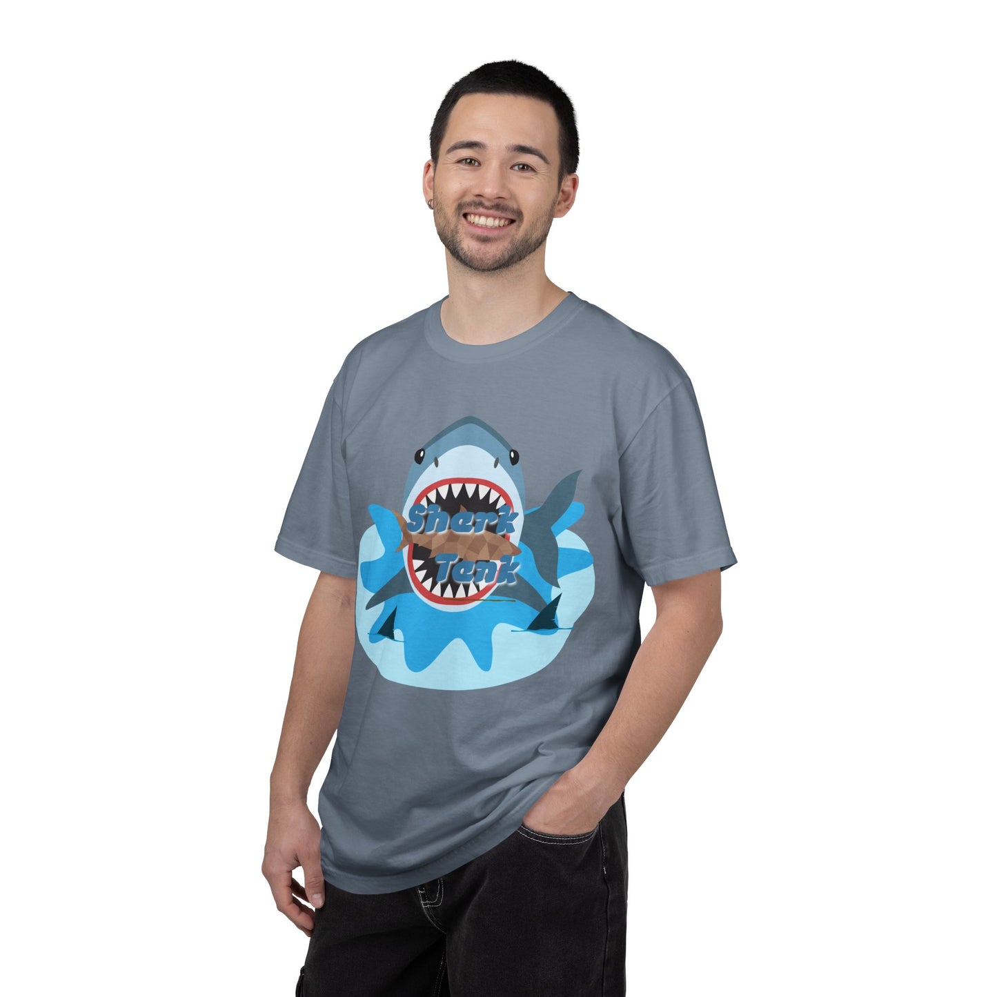 Shark Graphic T-Shirt — 'Shark' Ocean Illustration Tee