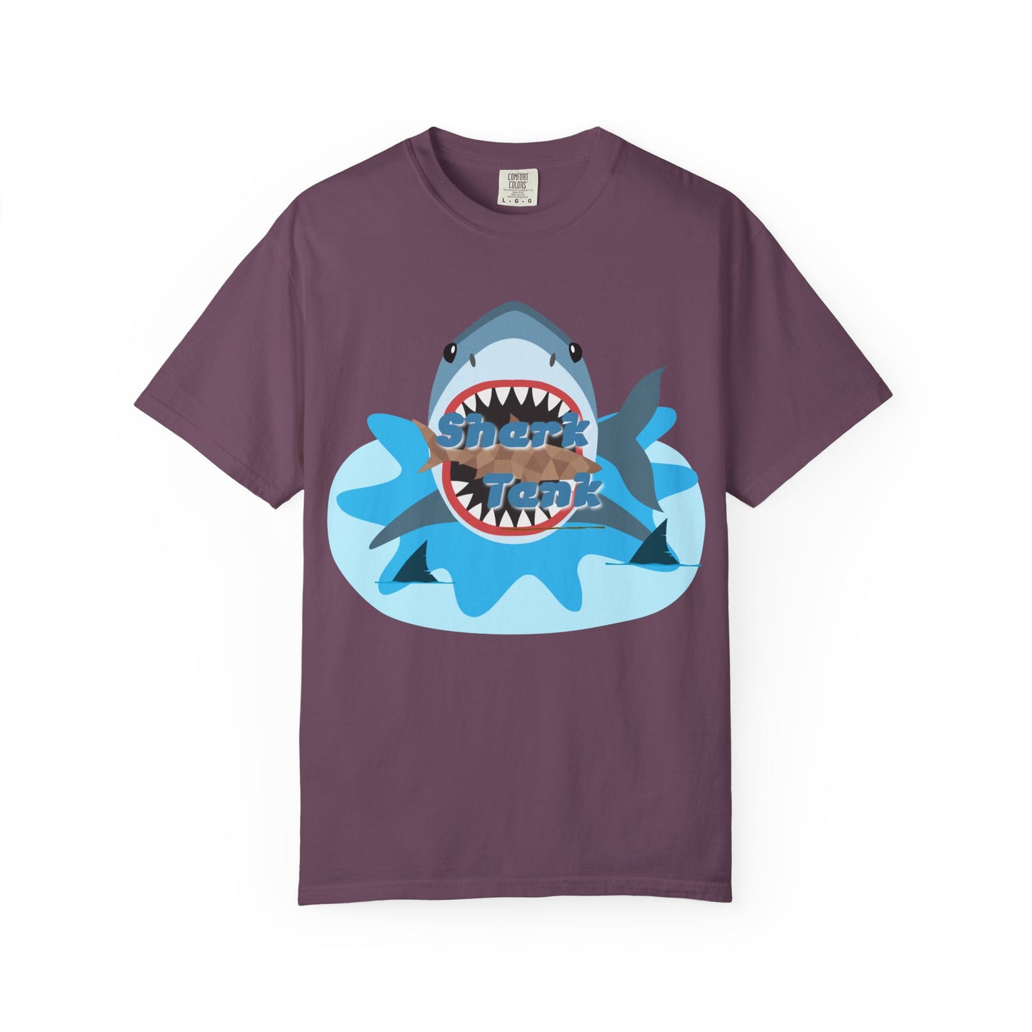 Shark Graphic T-Shirt — 'Shark' Ocean Illustration Tee