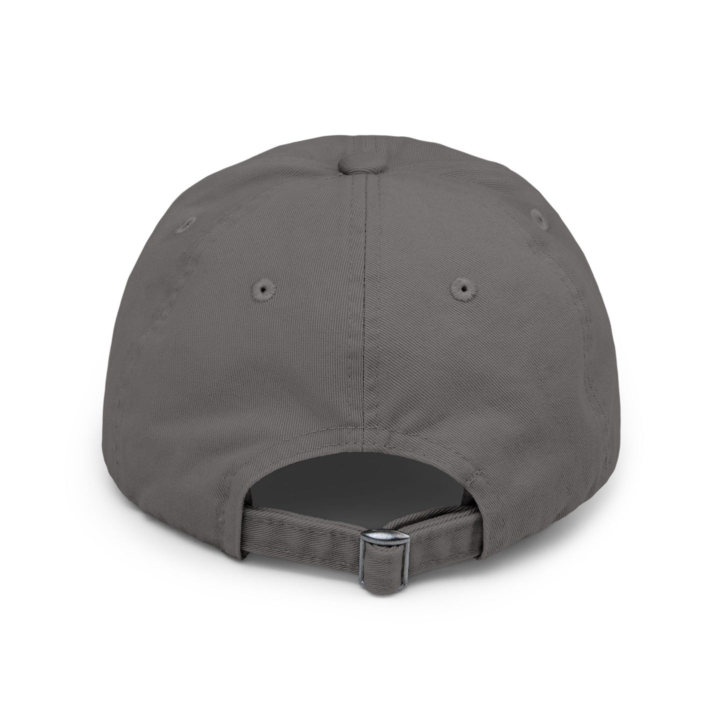 Never Give Up Distressed Cap — Motivational Baseball Hat