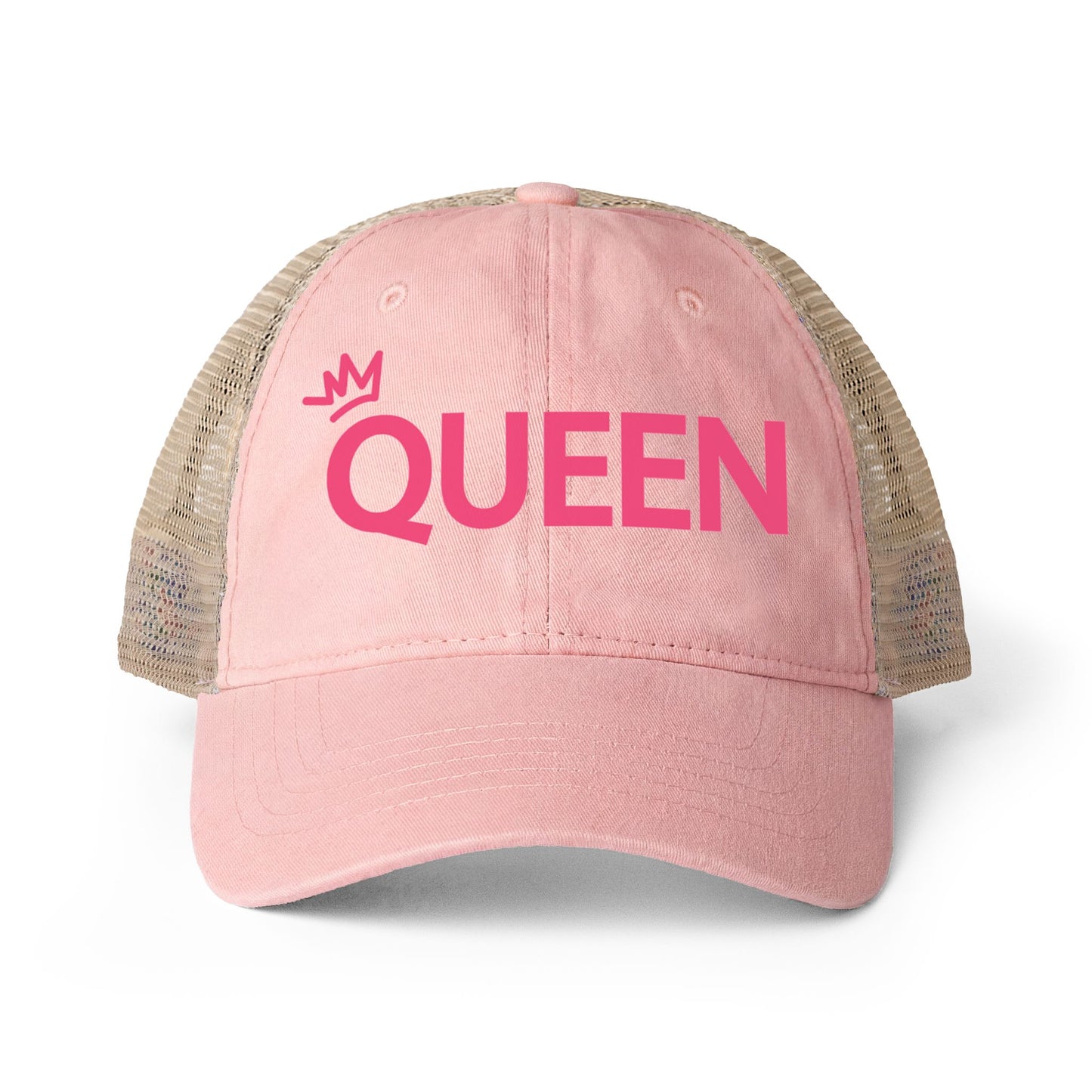 Women's Washed Mesh-Back Cap