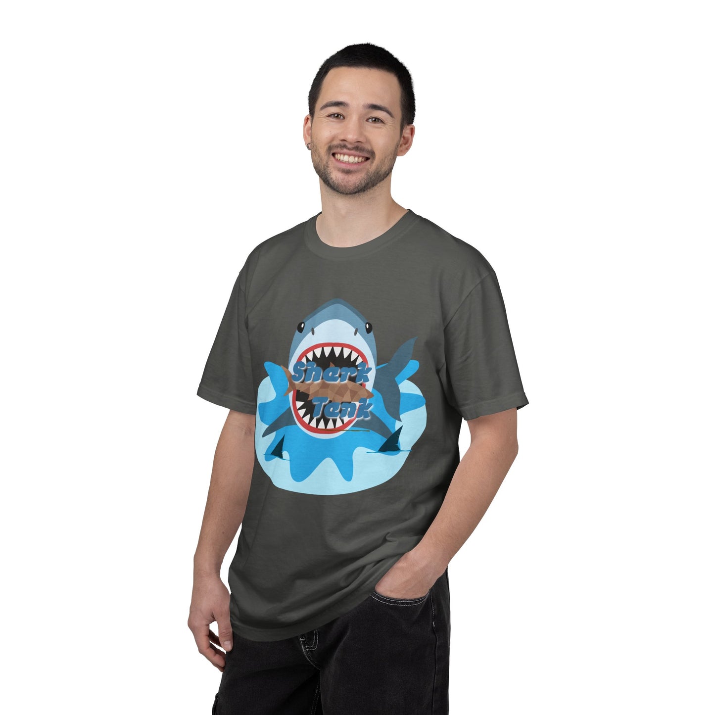 Shark Graphic T-Shirt — 'Shark' Ocean Illustration Tee