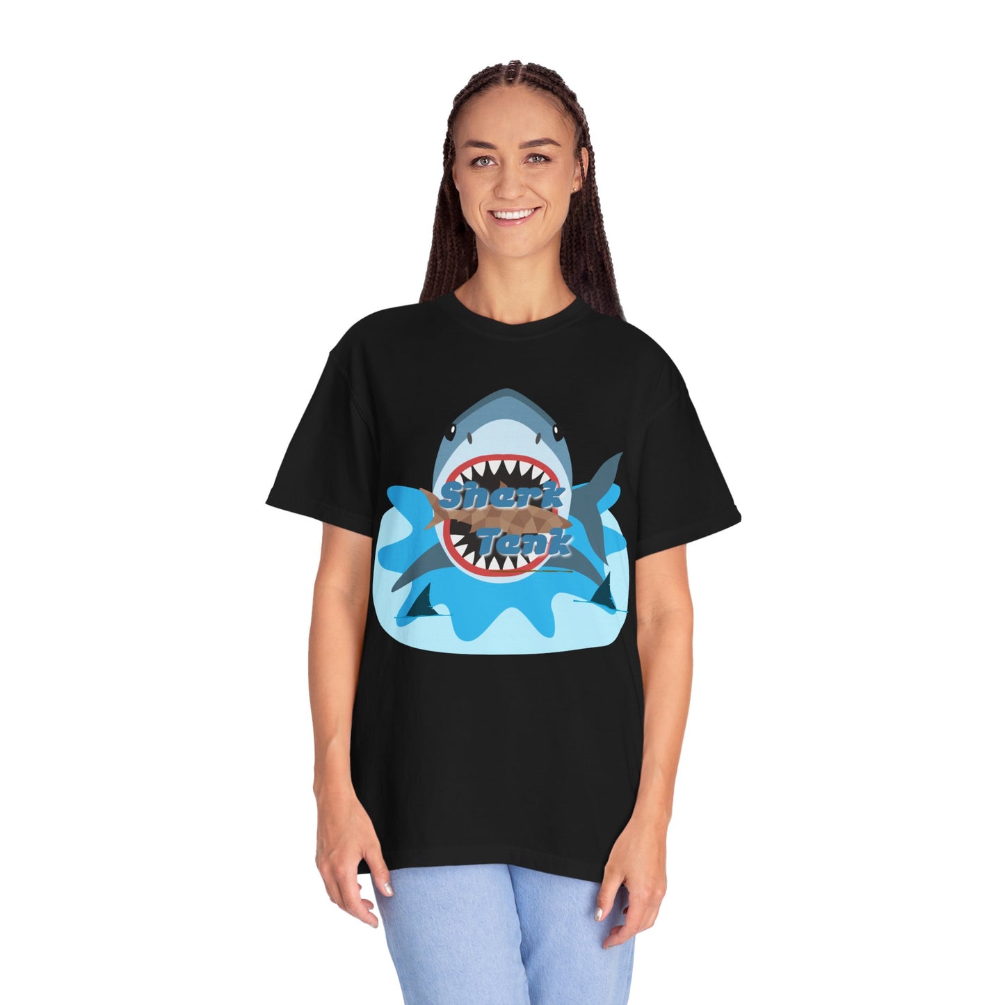 Shark Graphic T-Shirt — 'Shark' Ocean Illustration Tee