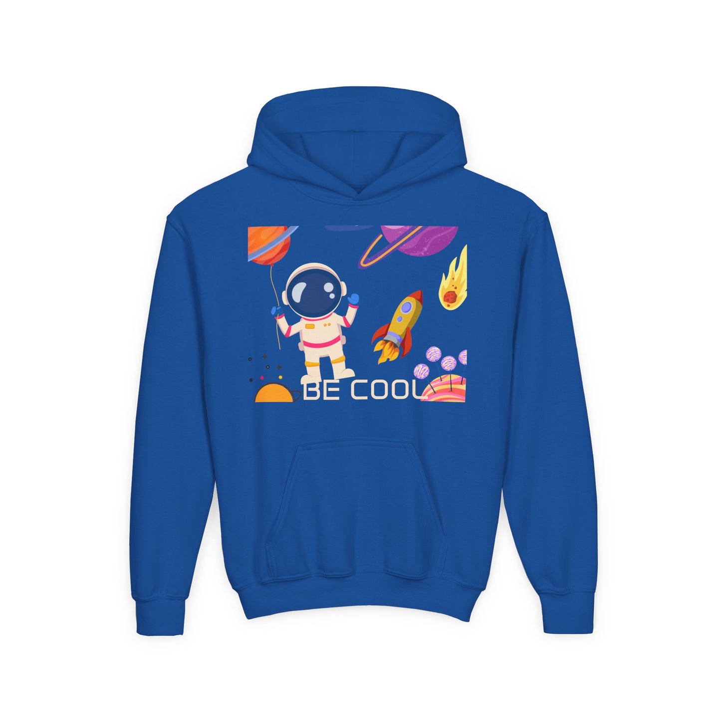 Kids Space Hoodie – Cute Astronaut Rocket Sweatshirt for Boys & Girls - Custom design