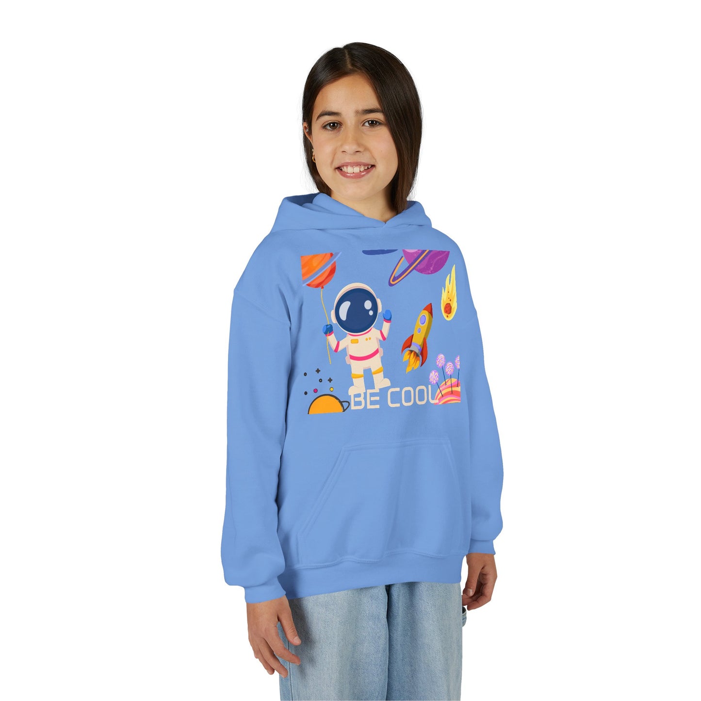 Kids Space Hoodie – Cute Astronaut Rocket Sweatshirt for Boys & Girls - Custom design