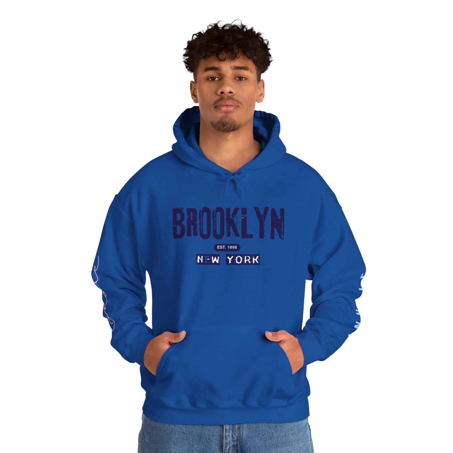 Brooklyn NY Vintage Logo Hoodie — New York City Streetwear Pullover