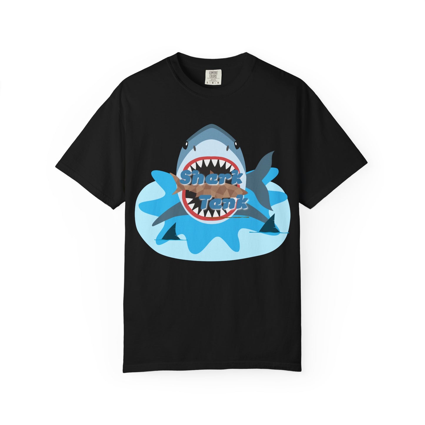 Shark Graphic T-Shirt — 'Shark' Ocean Illustration Tee