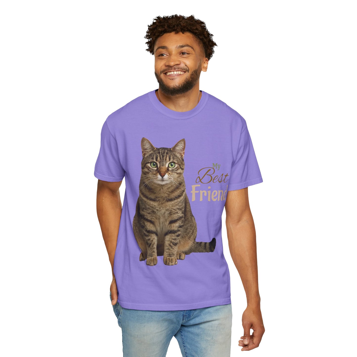 Pet Custom Image and Name Cat, Dog etc “My Best Friend” T-Shirt