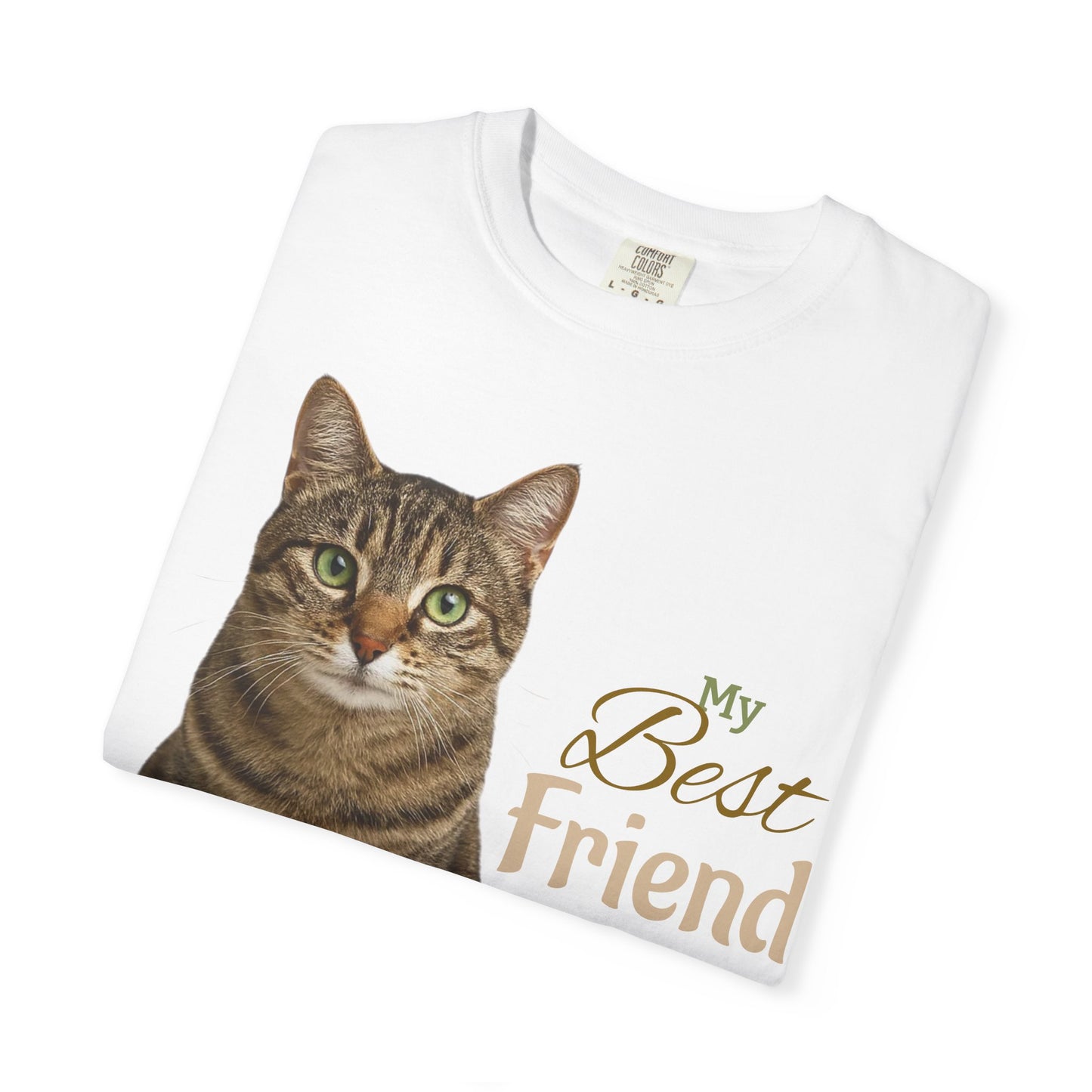 Pet Custom Image and Name Cat, Dog etc “My Best Friend” T-Shirt