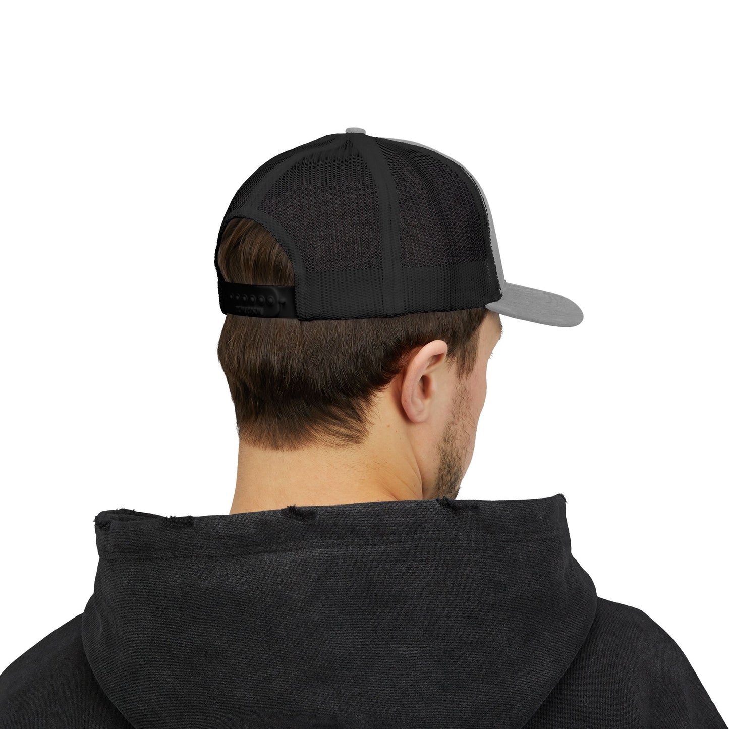 Brooklyn Trucker Cap – Vintage Sequin Patch Snapback