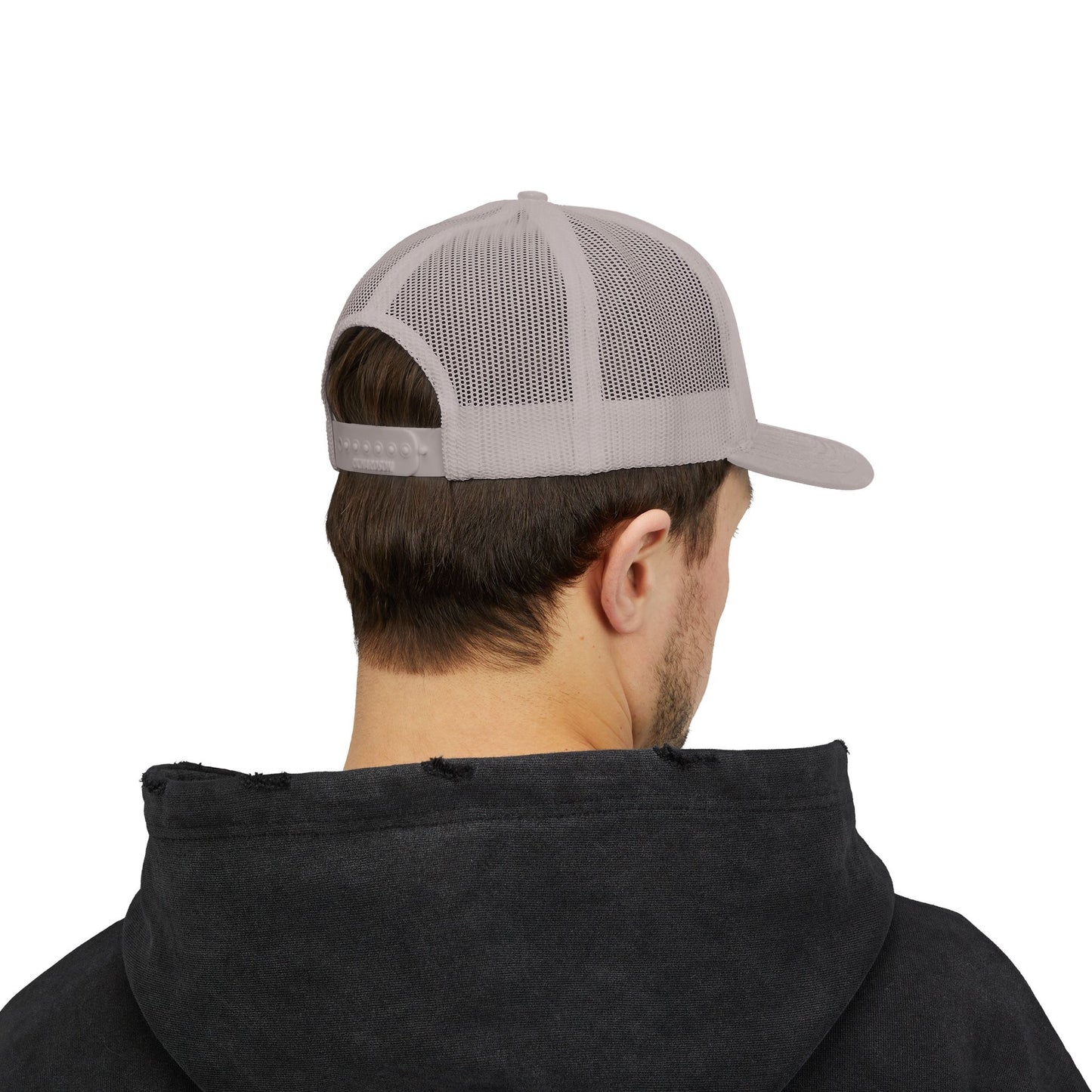 Brooklyn Trucker Cap – Vintage Sequin Patch Snapback