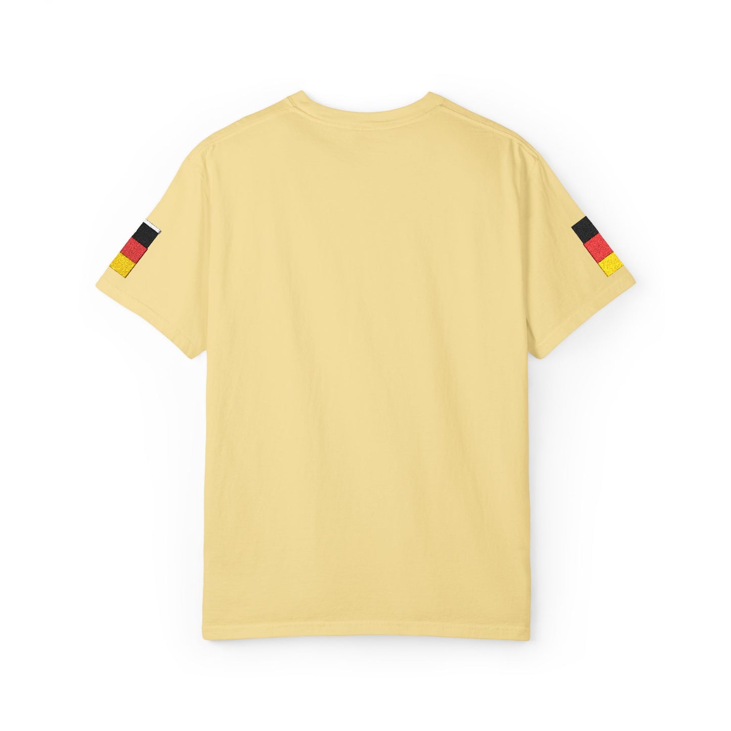 Germany Flag Pocket T-Shirt — German Pride Tee with Sleeve Flags