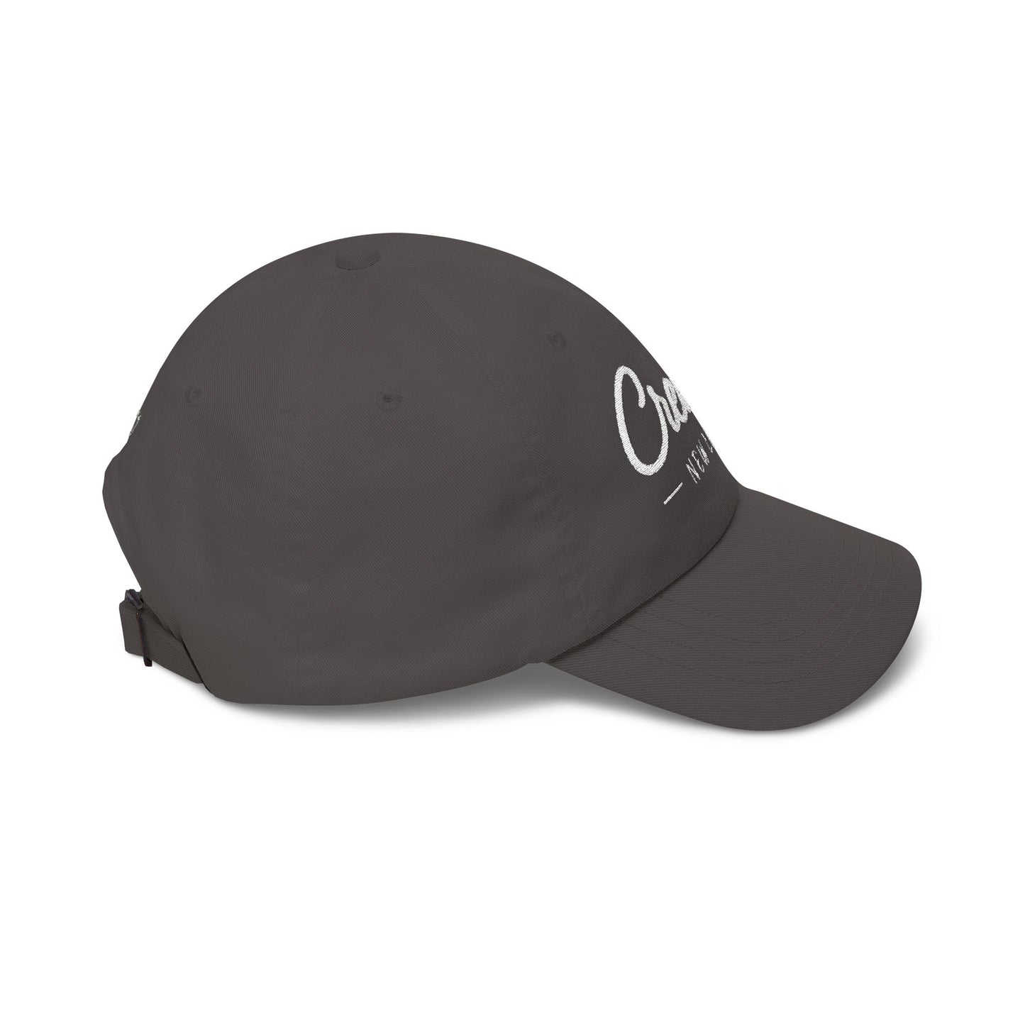 Create New Life — Embroidered White Baseball Cap for Regular Use