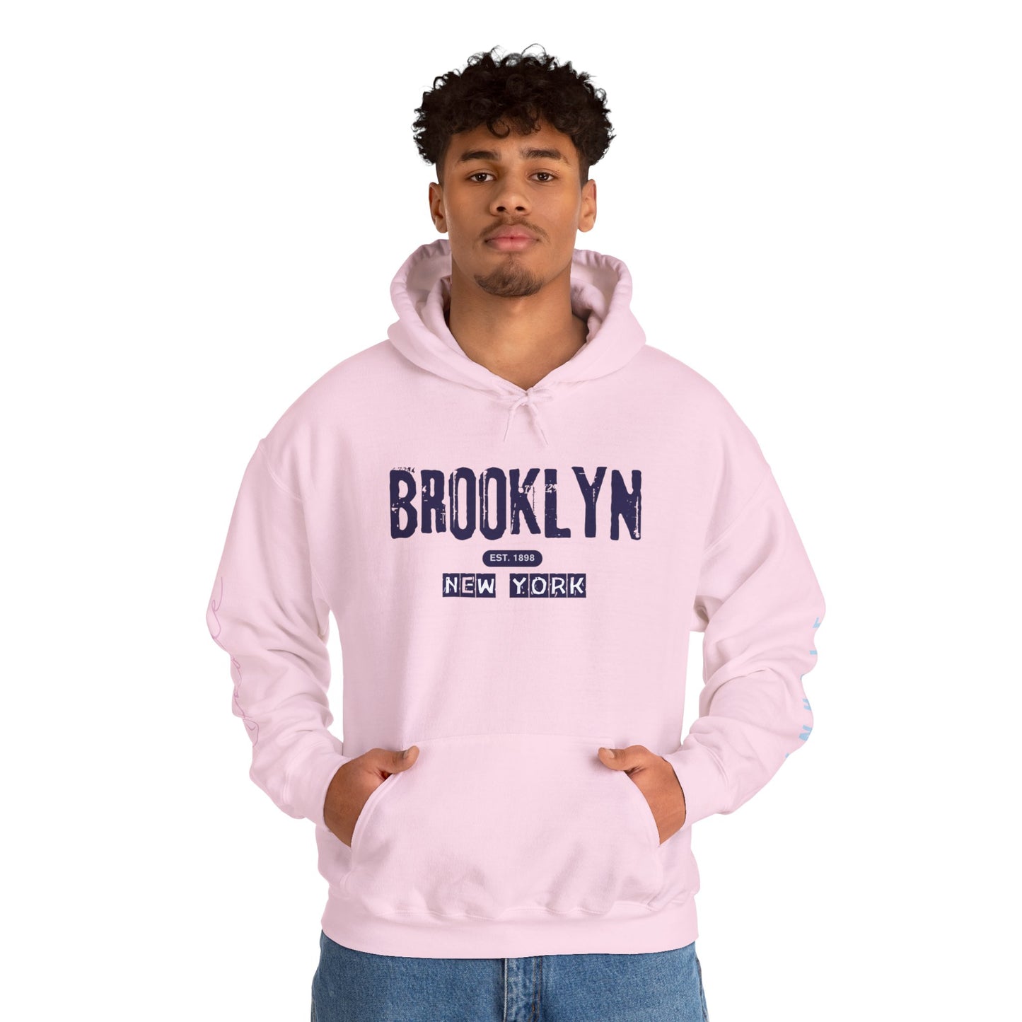 Brooklyn NY Vintage Logo Hoodie — New York City Streetwear Pullover