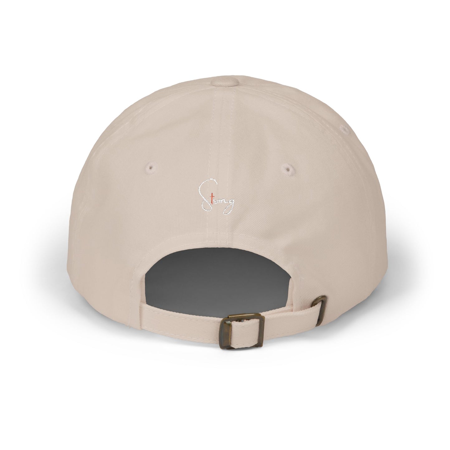 Create New Life — Embroidered White Baseball Cap for Regular Use