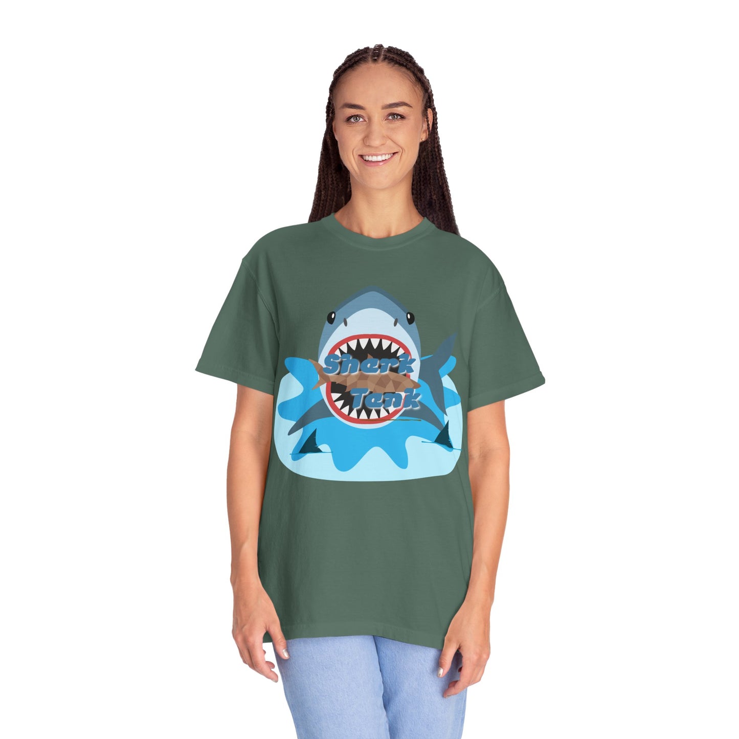 Shark Graphic T-Shirt — 'Shark' Ocean Illustration Tee