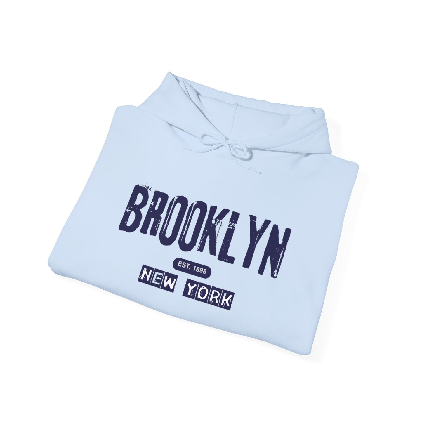 Brooklyn NY Vintage Logo Hoodie — New York City Streetwear Pullover