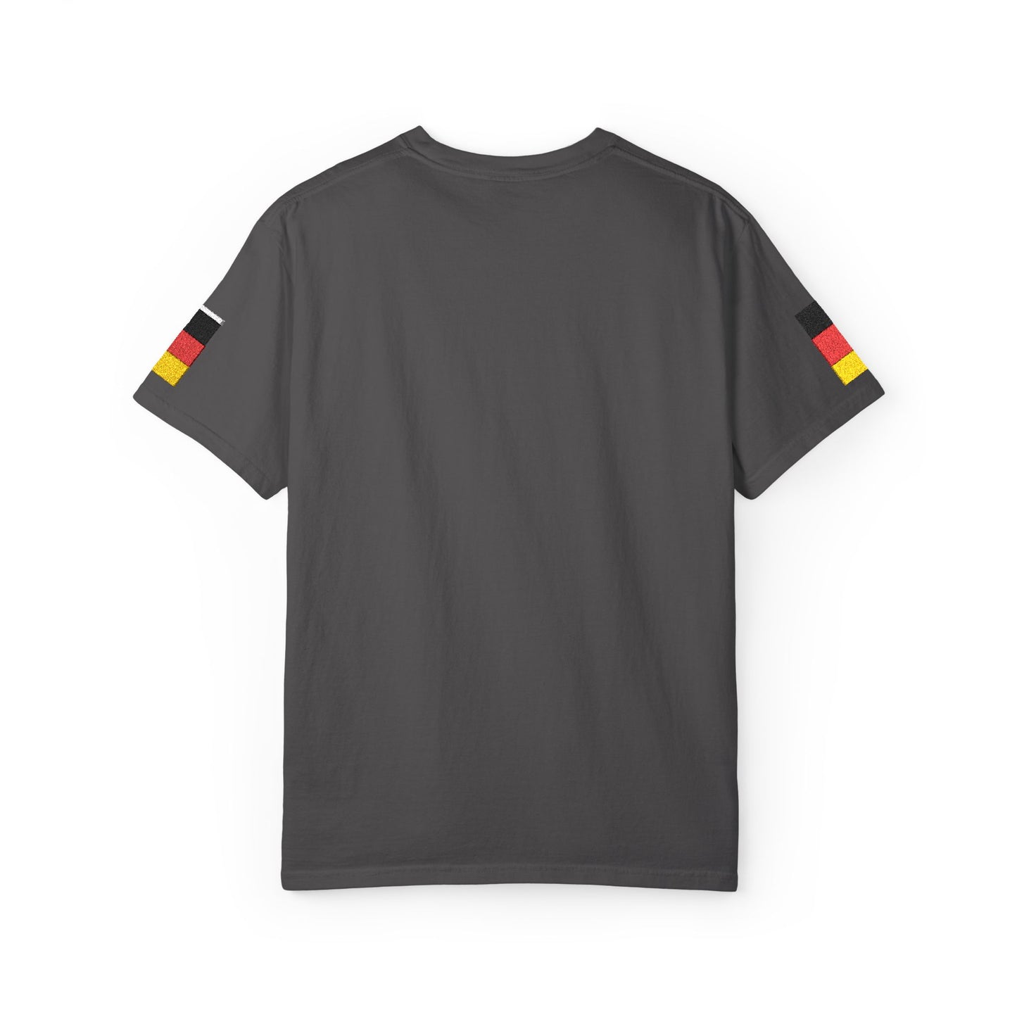 Germany Flag Pocket T-Shirt — German Pride Tee with Sleeve Flags