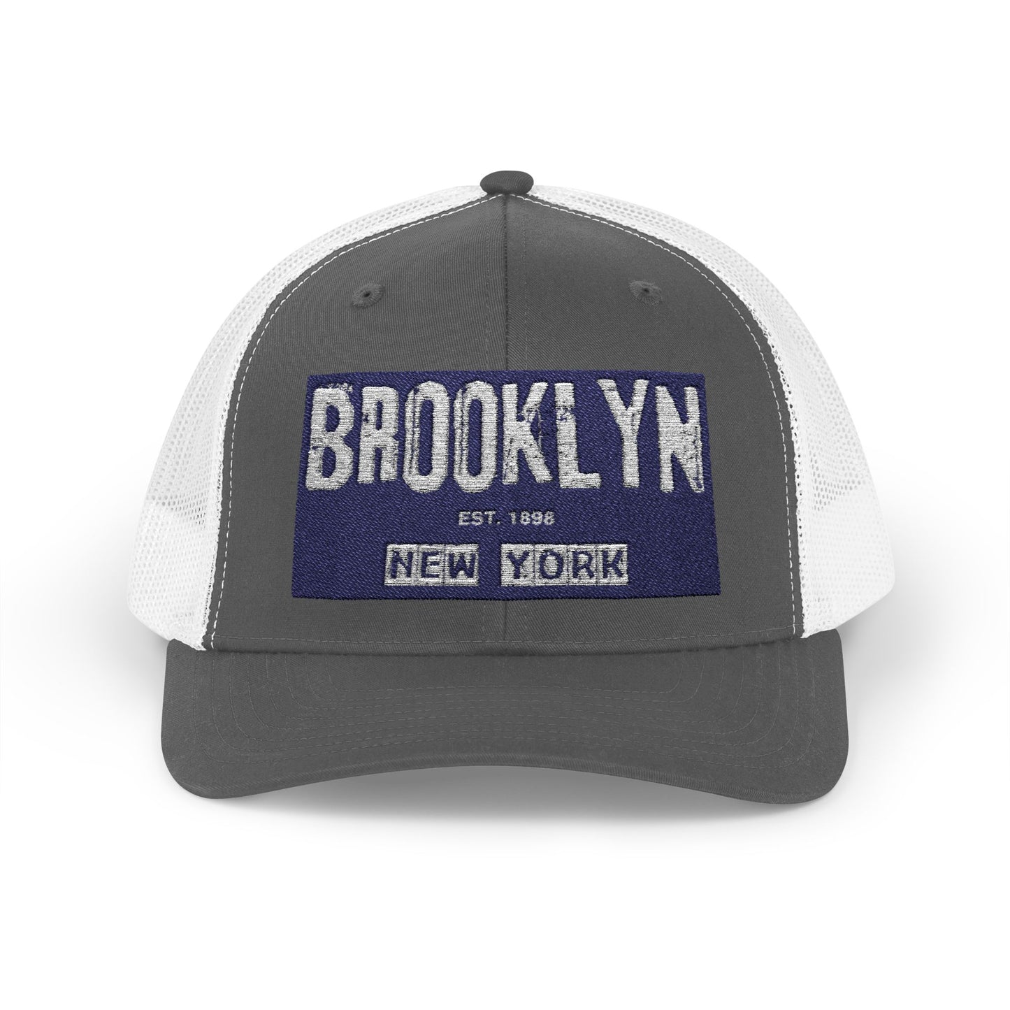 Brooklyn Trucker Cap – Vintage Sequin Patch Snapback