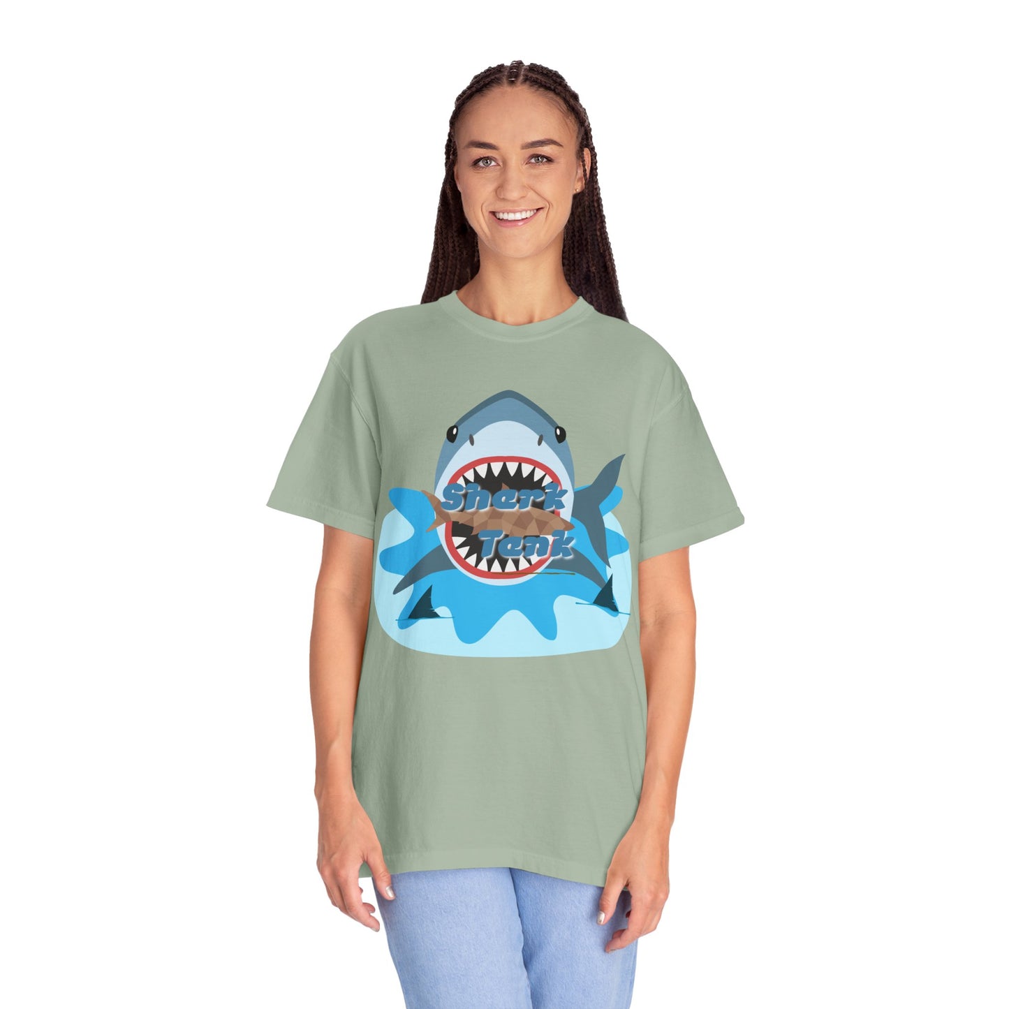 Shark Graphic T-Shirt — 'Shark' Ocean Illustration Tee