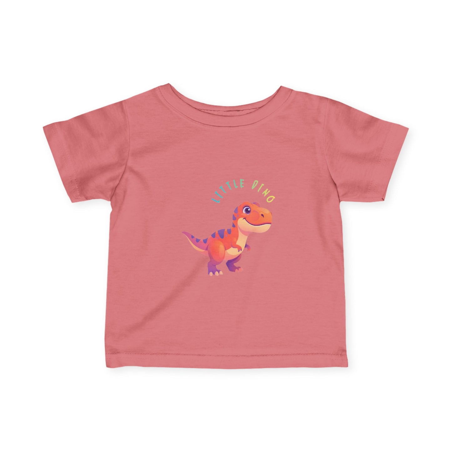 Infant T-Shirt — Colorful 'Little T-Rex' Dino Tee for Babies