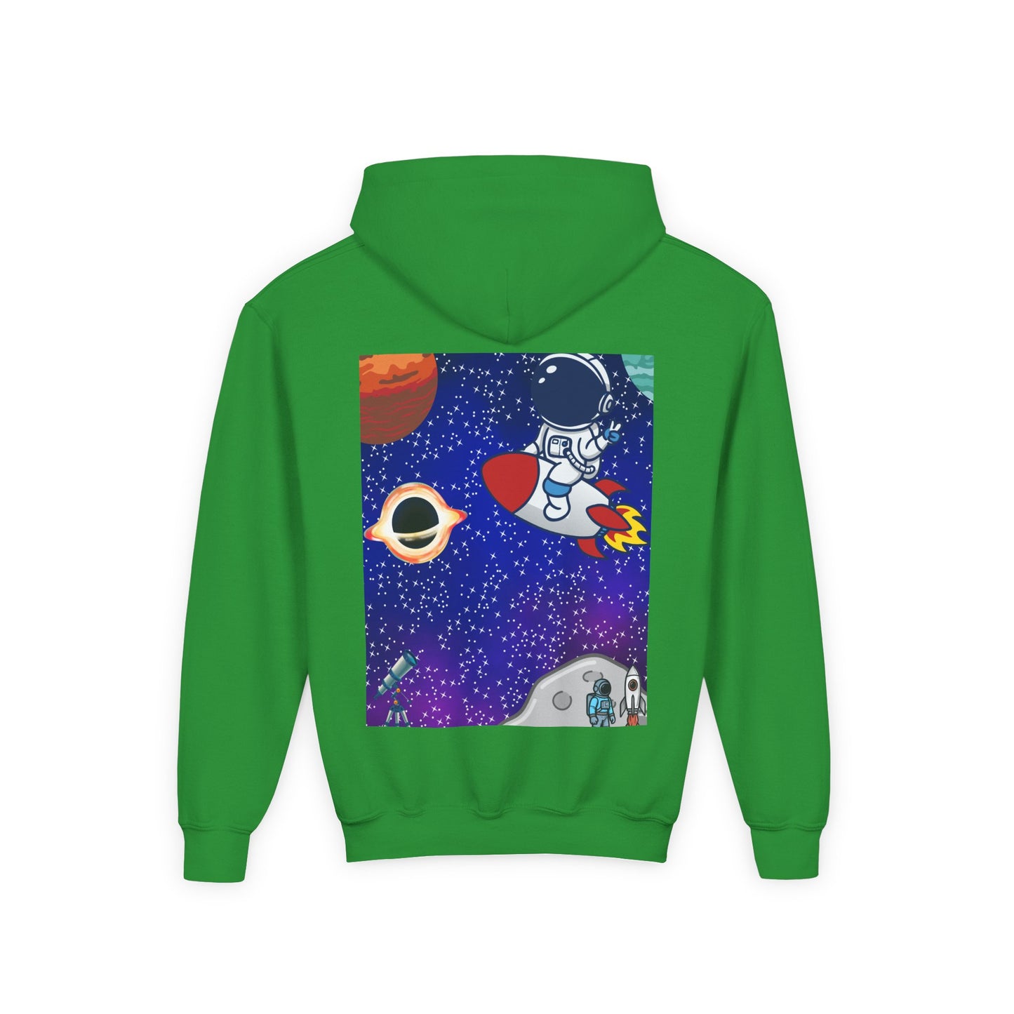 Kids Space Hoodie – Cute Astronaut Rocket Sweatshirt for Boys & Girls - Custom design