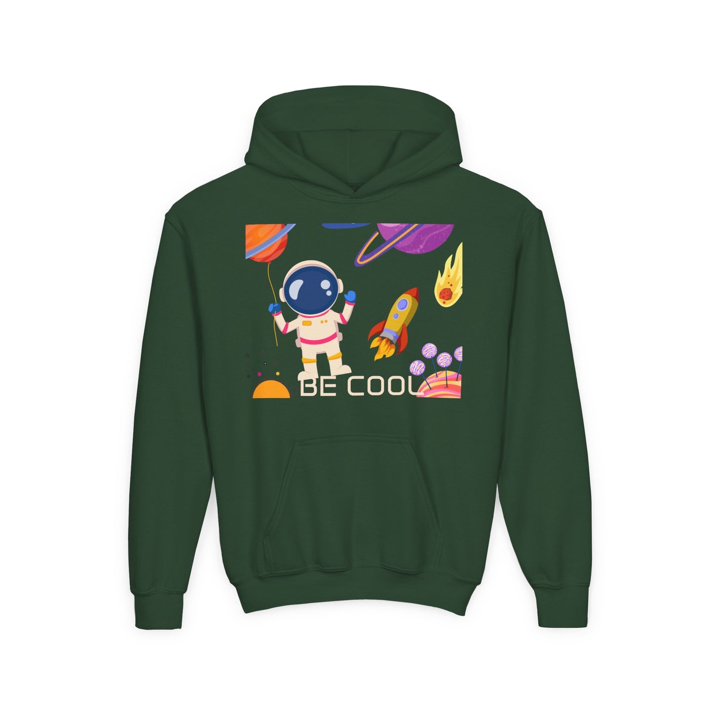 Kids Space Hoodie – Cute Astronaut Rocket Sweatshirt for Boys & Girls - Custom design